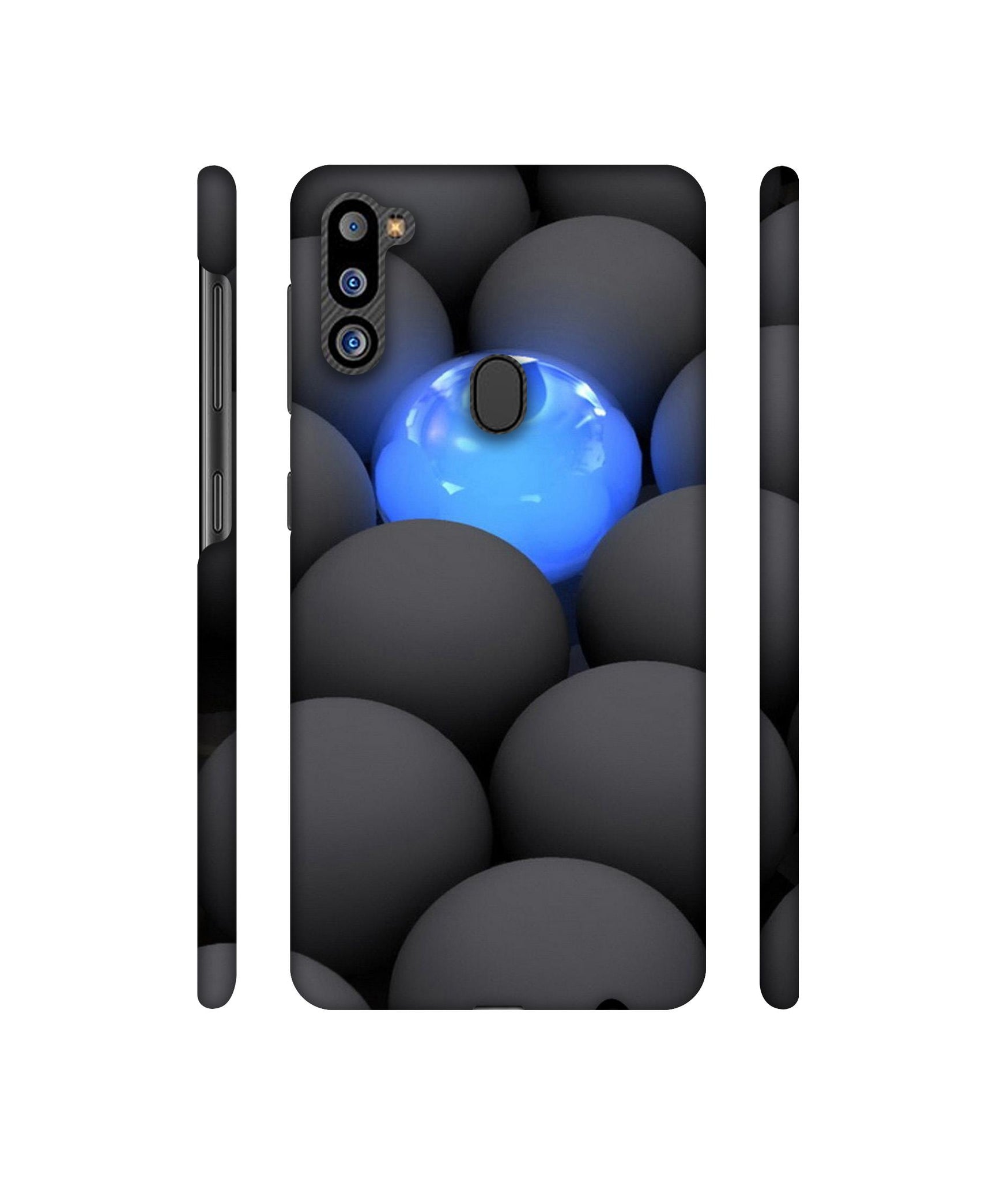 Balls Dark Neon Sight Surface Designer Hard Back Cover for Samsung Galaxy M21 2021 Edition