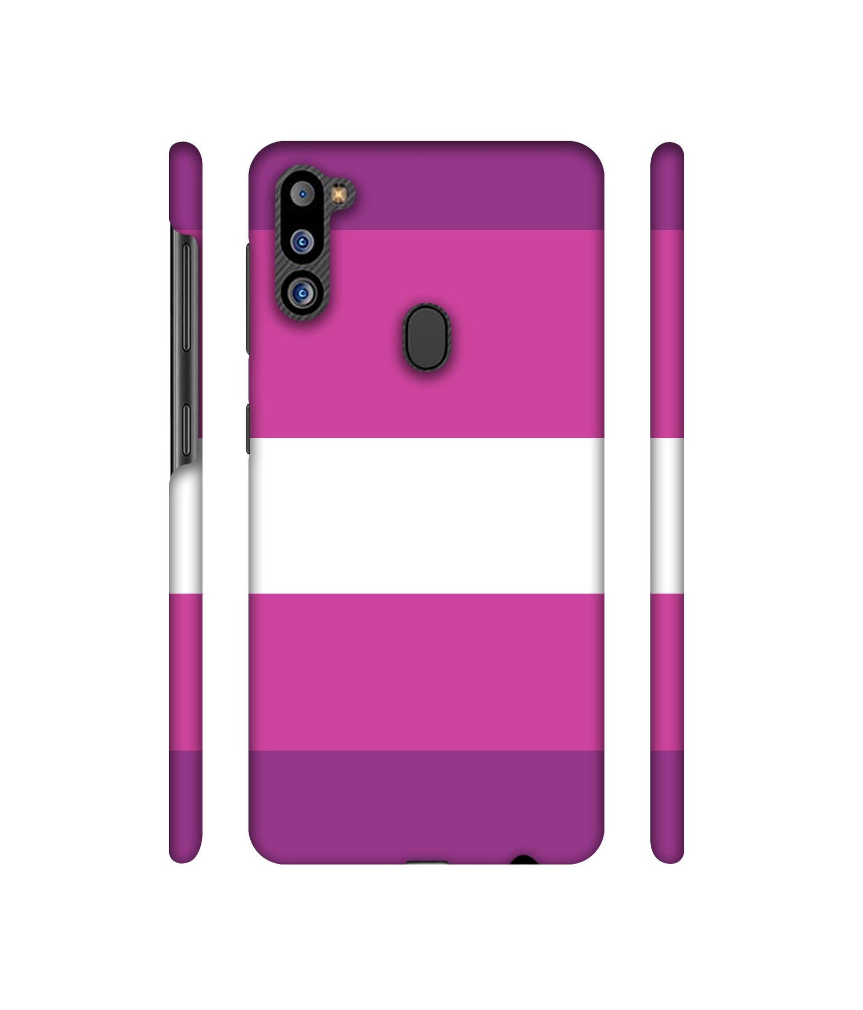 Purple Shade Straps Designer Hard Back Cover for Samsung Galaxy M21 2021 Edition