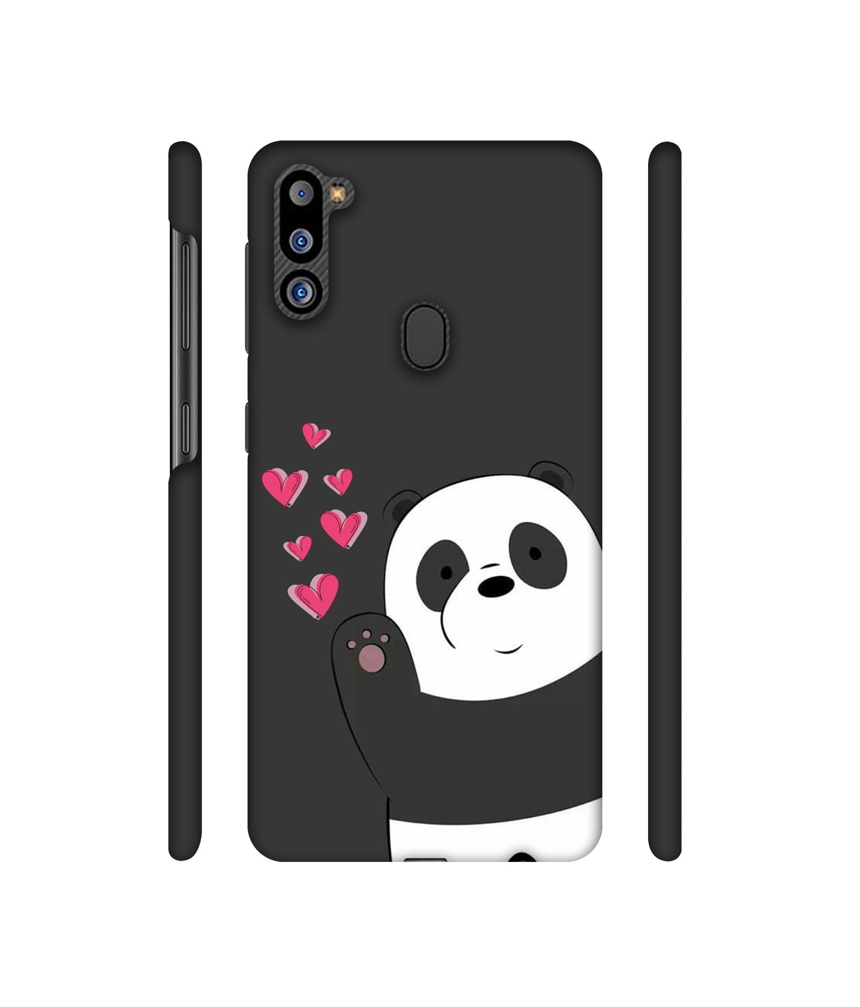 Love Panda Designer Hard Back Cover for Samsung Galaxy M21 2021 Edition