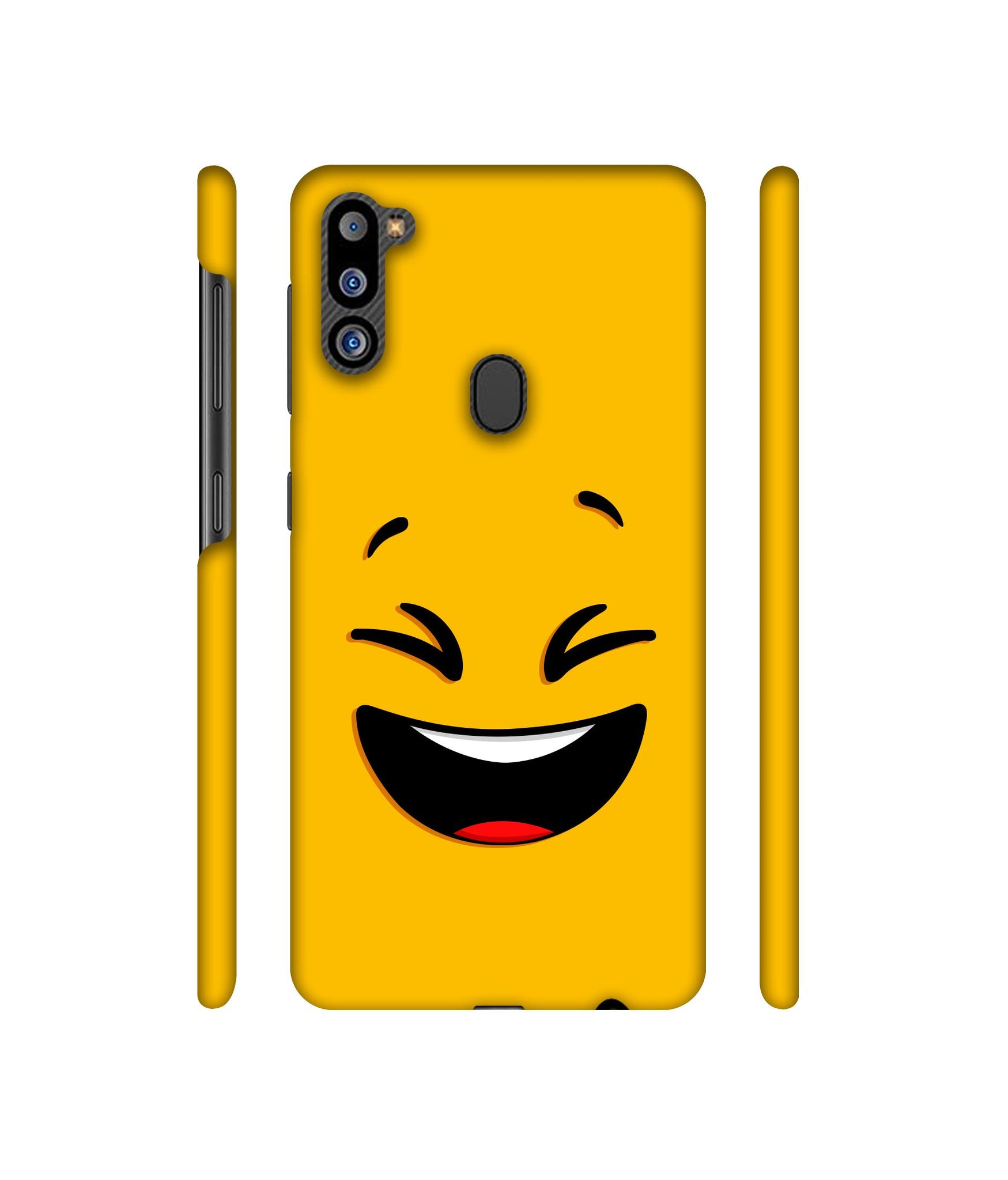 Smile Face Designer Hard Back Cover for Samsung Galaxy M21 2021 Edition