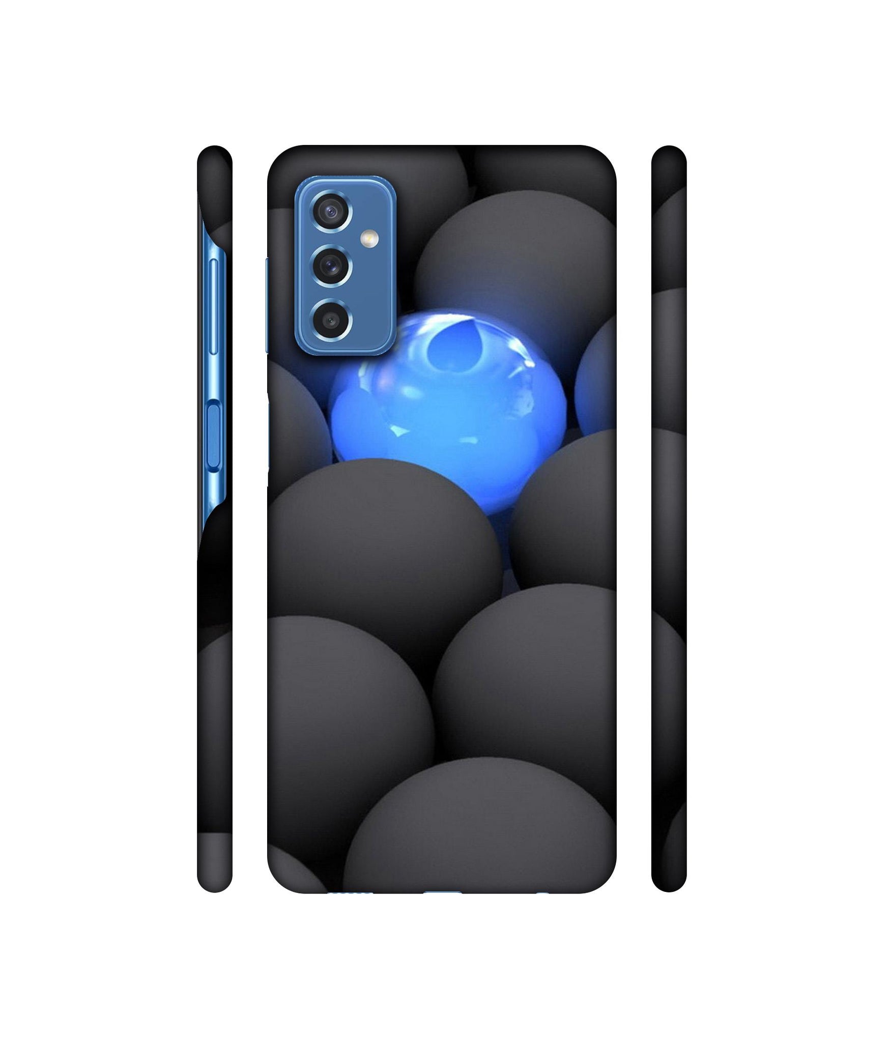 Balls Dark Neon Sight Surface Designer Hard Back Cover for Samsung Galaxy M52 5G