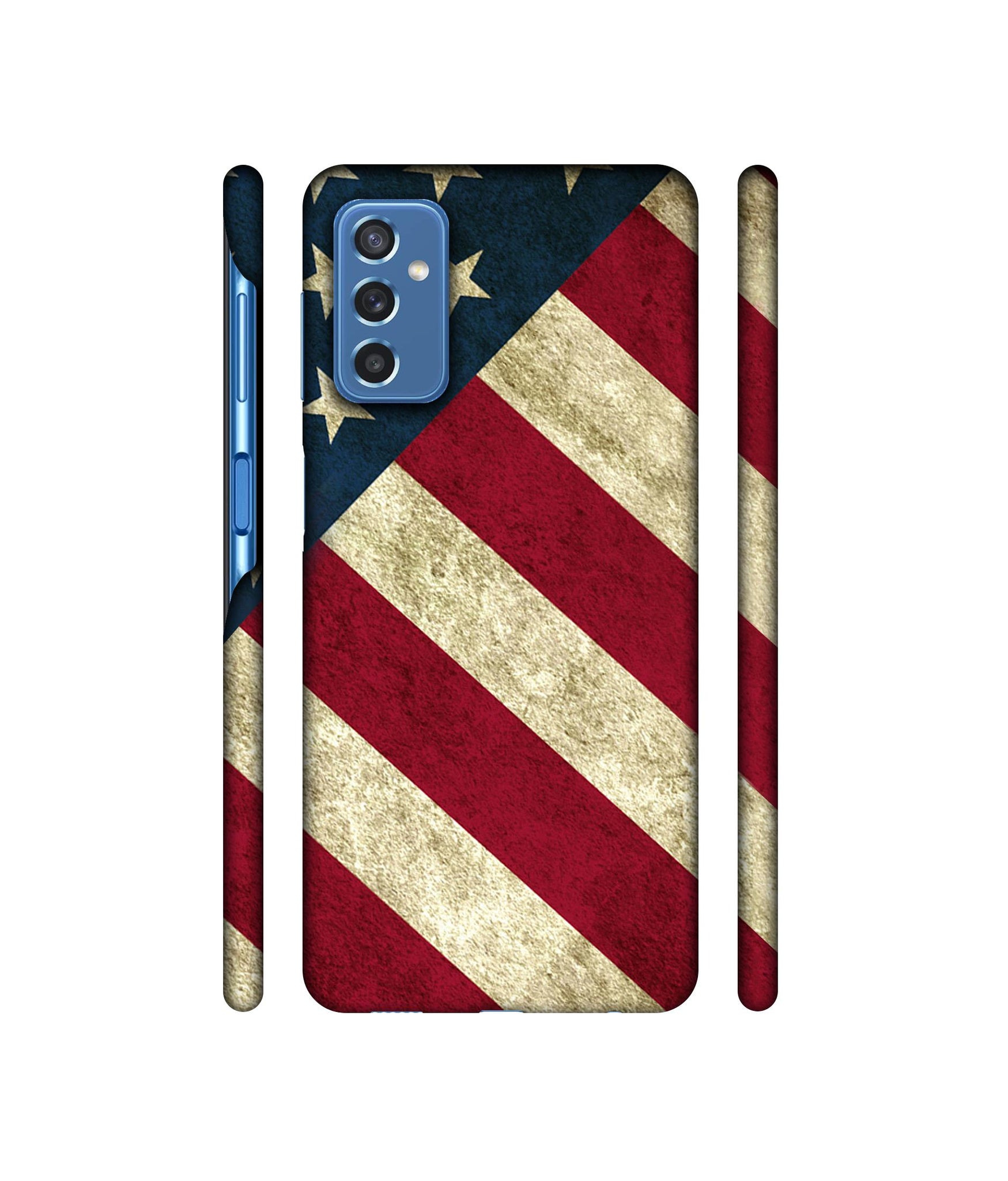 USA Flag Designer Hard Back Cover for Samsung Galaxy M52 5G