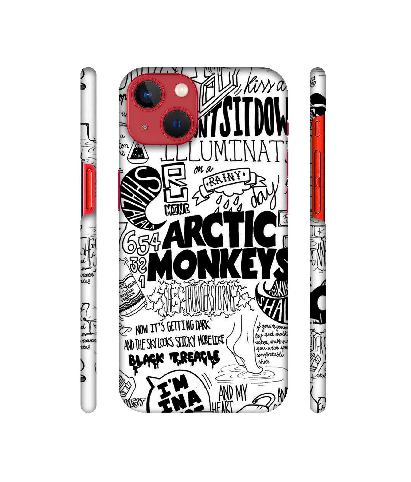 Arctic Monkeys Pattern Designer Hard Back Cover for Apple iPhone 13