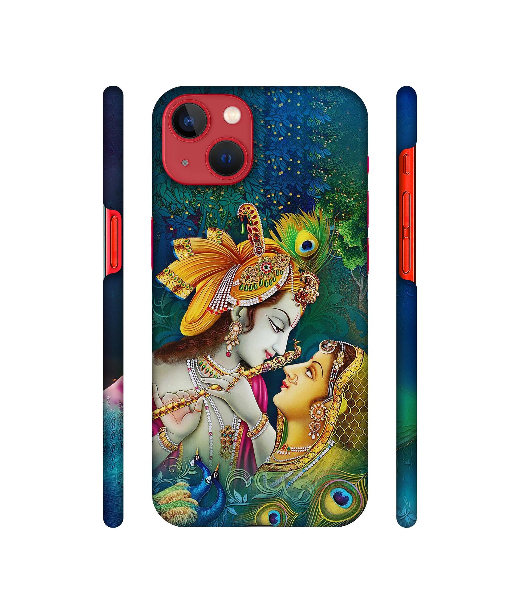 Radha Kishan Love Designer Hard Back Cover for Apple iPhone 13
