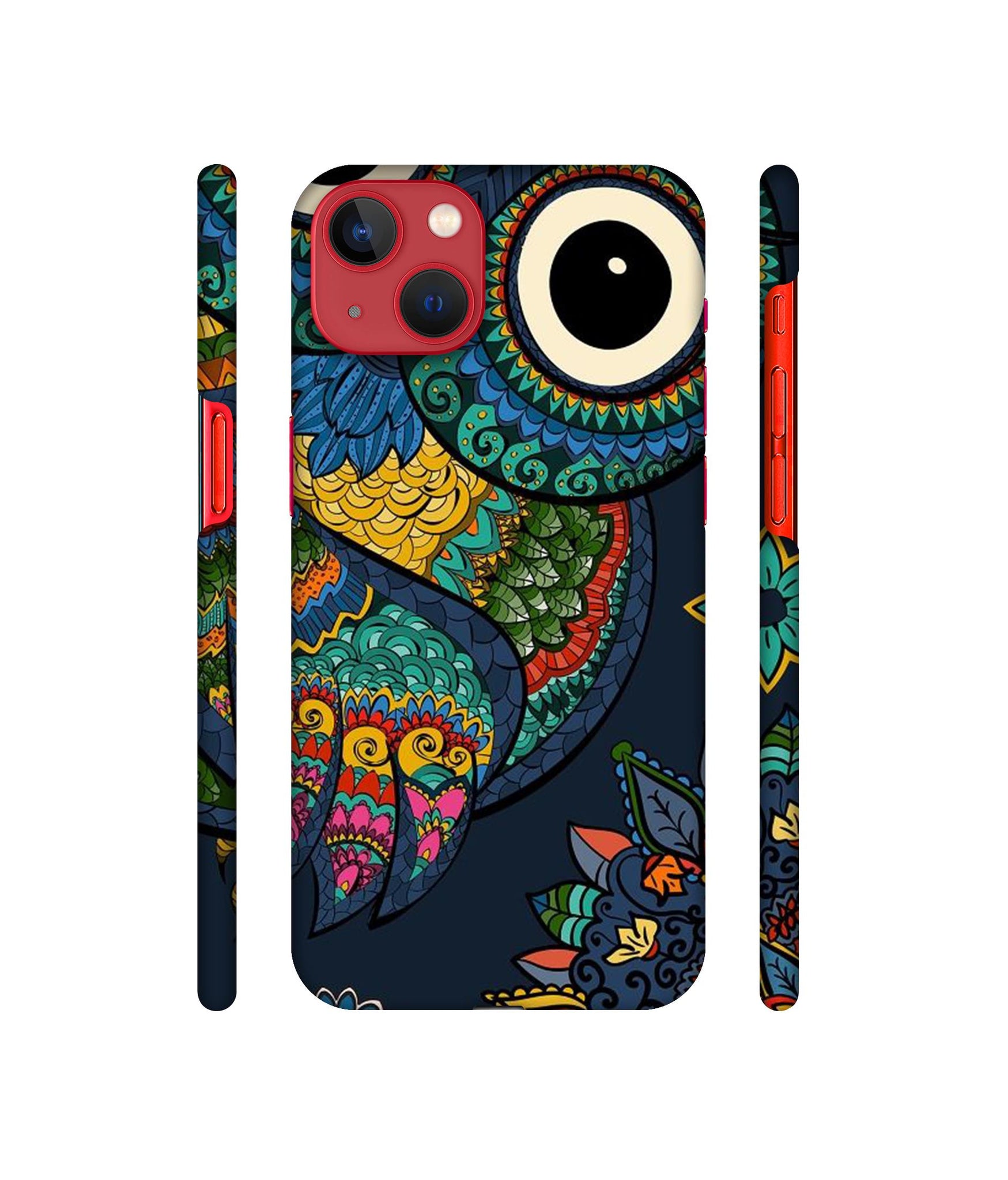 Owl Designer Hard Back Cover for Apple iPhone 13