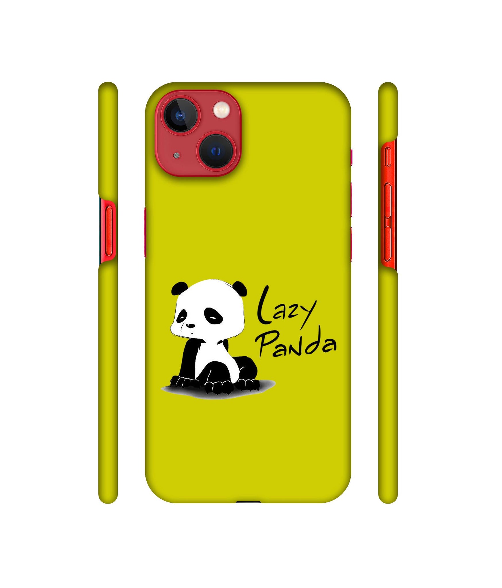 Lazy Panda Designer Hard Back Cover for Apple iPhone 13