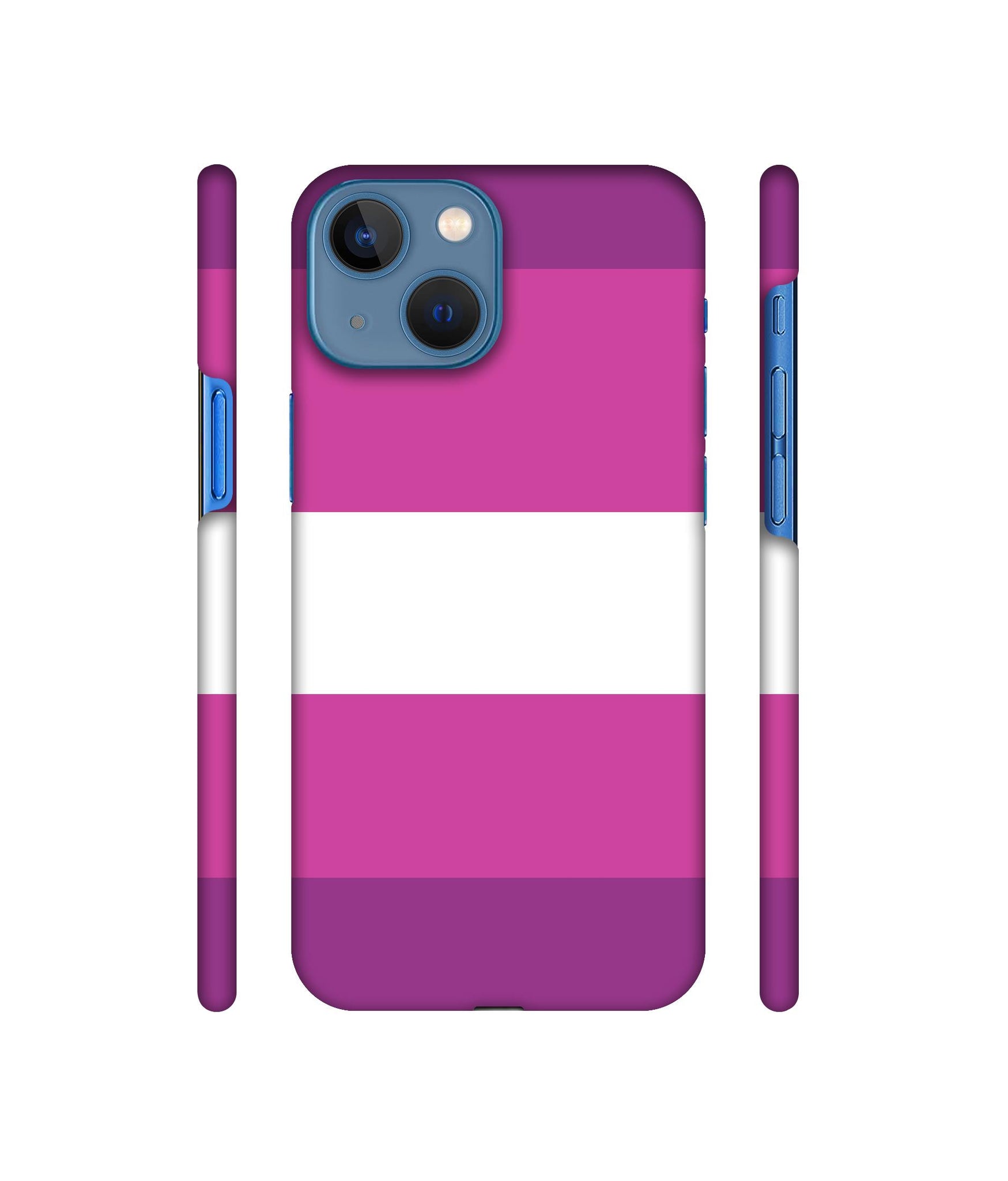 Purple Shade Straps Designer Hard Back Cover for Apple iPhone 13 Mini