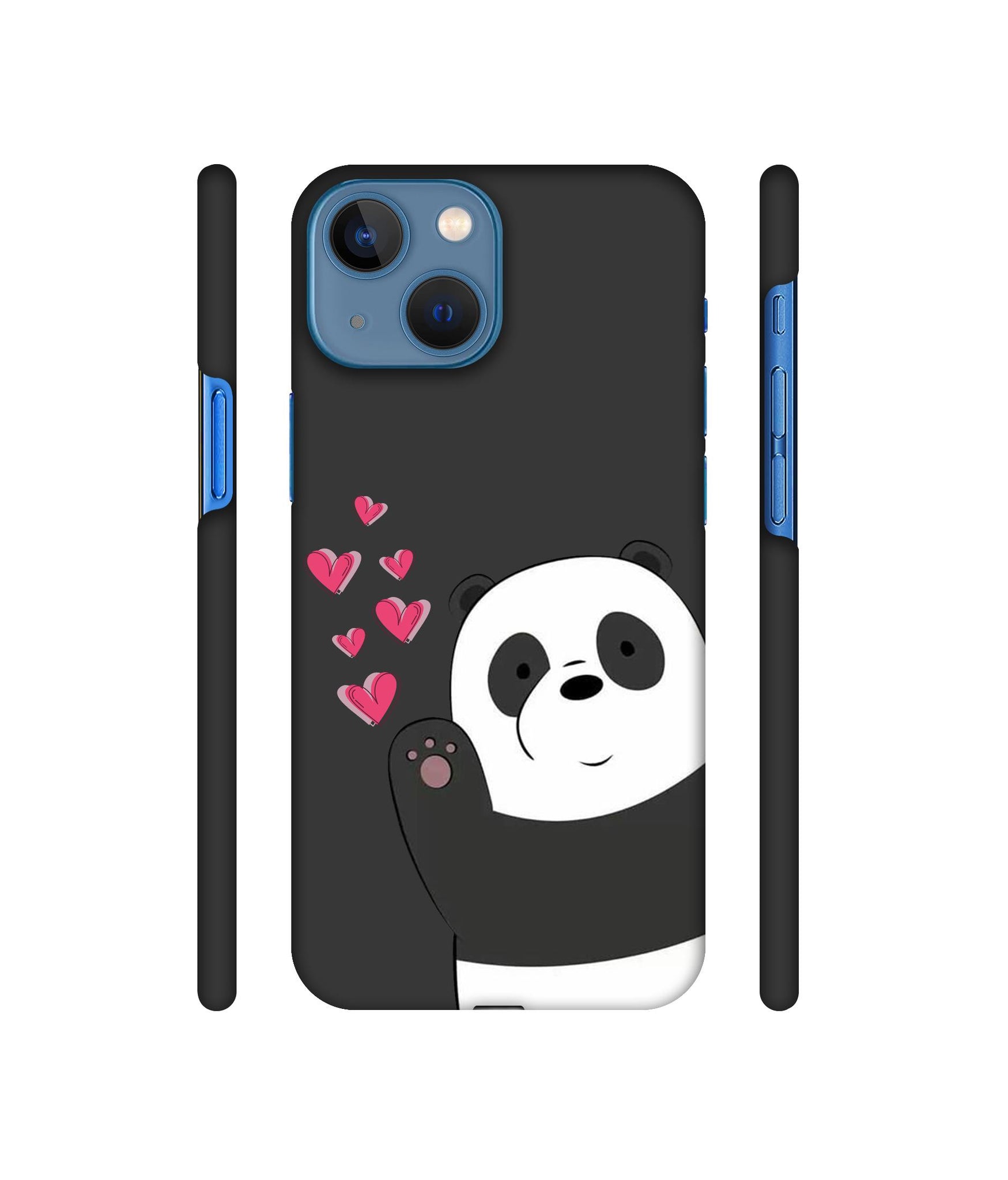 Love Panda Designer Hard Back Cover for Apple iPhone 13 Mini