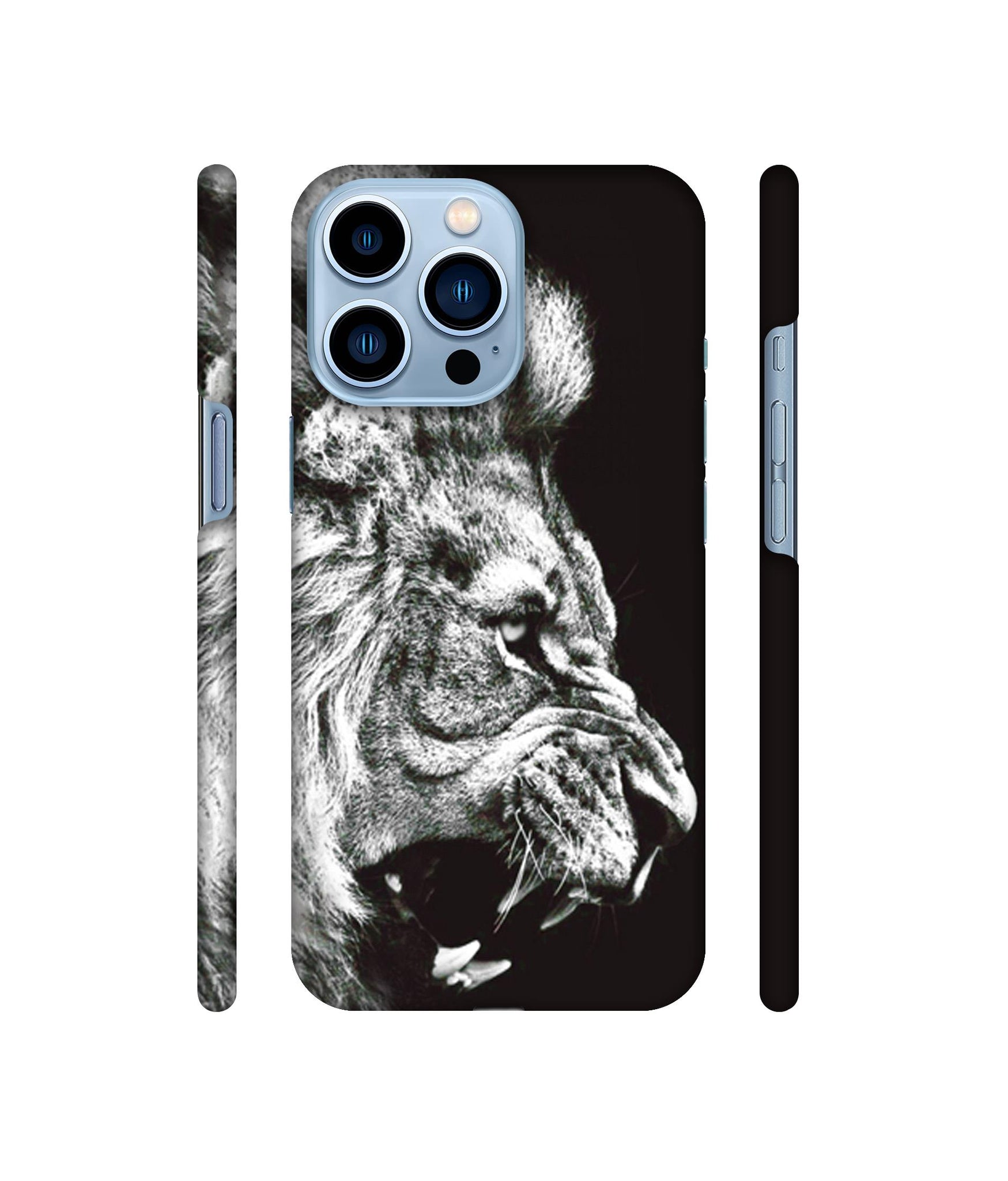 Angry Lion Designer Hard Back Cover for Apple iPhone 13 Pro
