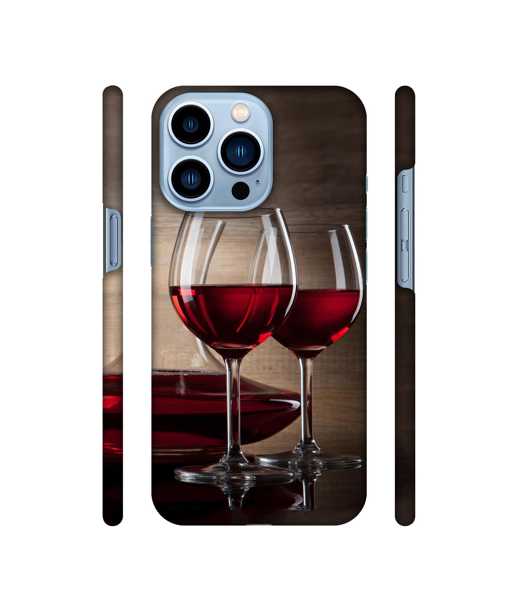 Wine Glass Designer Hard Back Cover for Apple iPhone 13 Pro