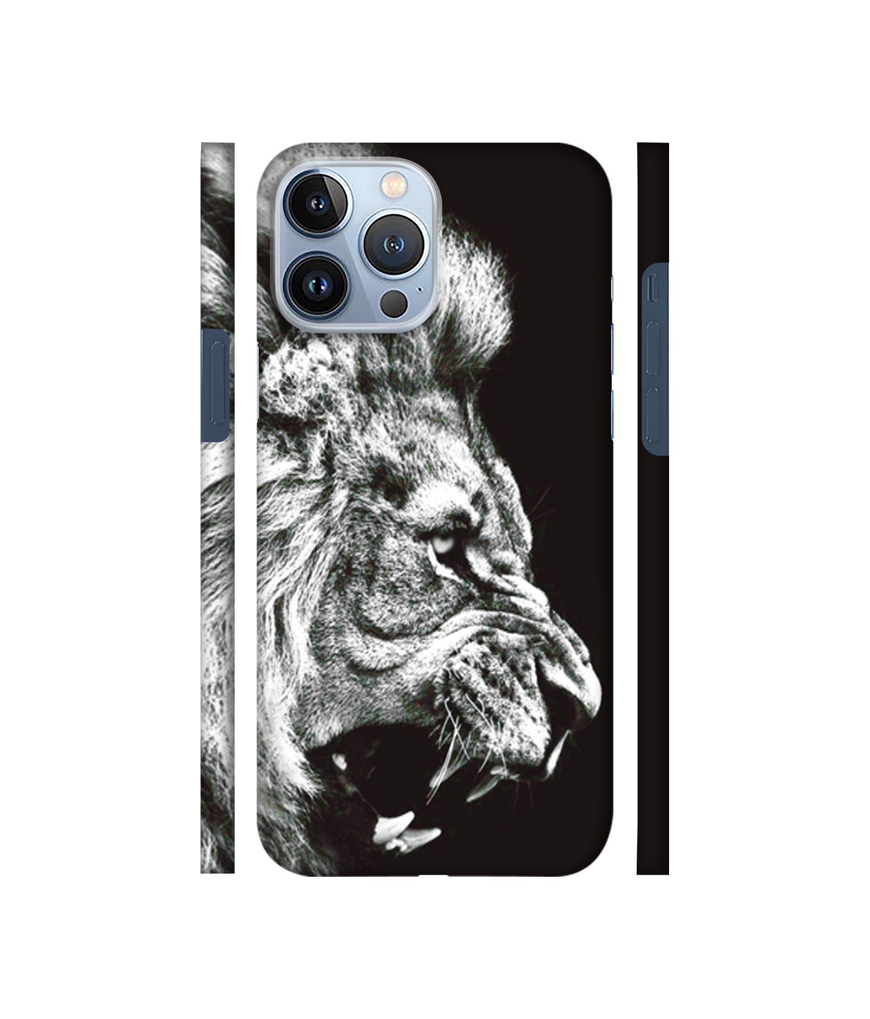 Angry Lion Designer Hard Back Cover for Apple iPhone 13 Pro