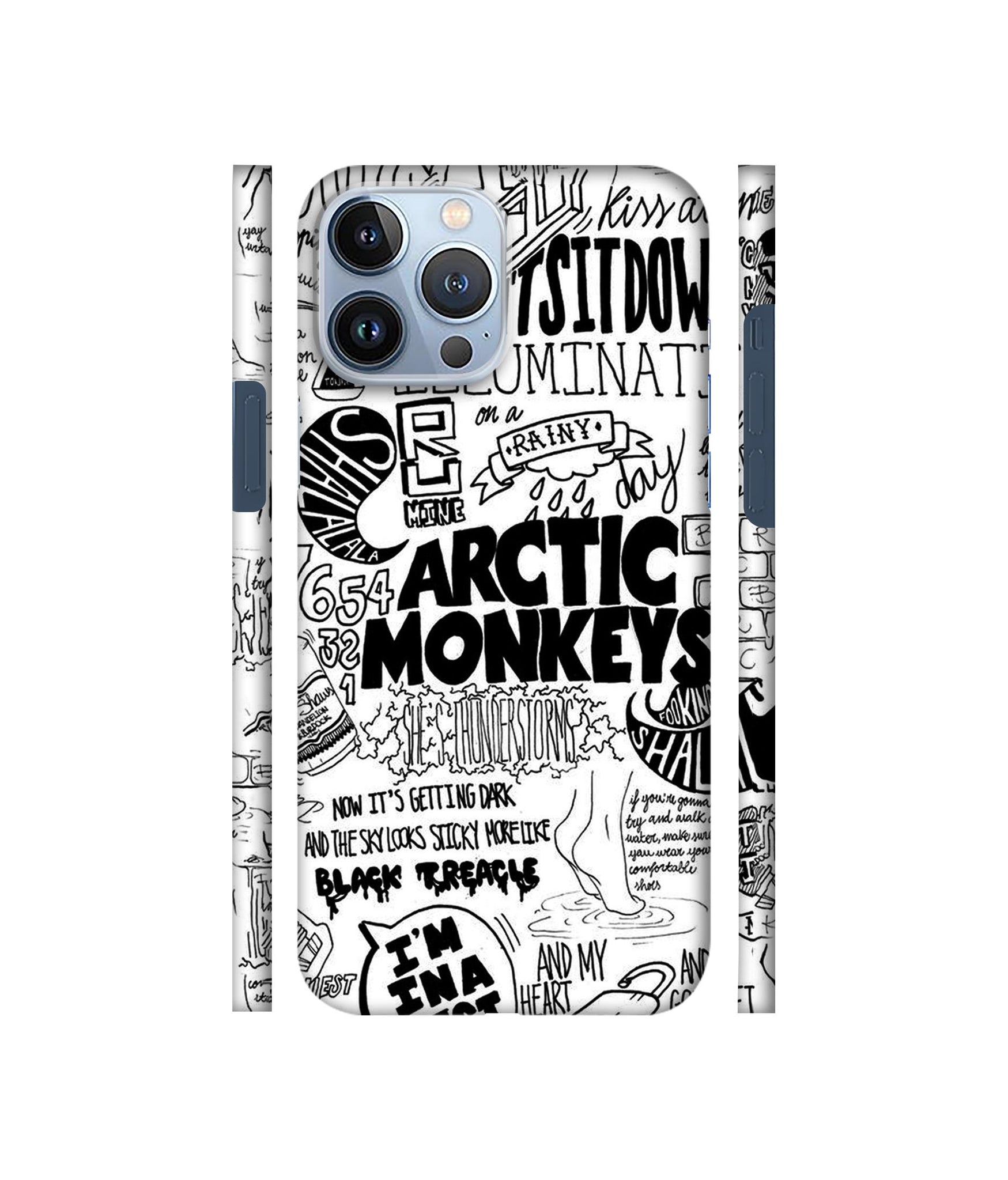 Arctic Monkeys Pattern Designer Hard Back Cover for Apple iPhone 13 Pro