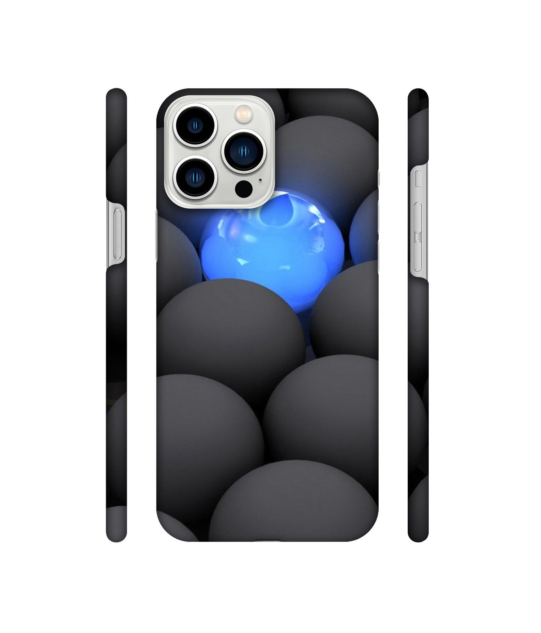 Balls Dark Neon Sight Surface Designer Hard Back Cover for Apple iPhone 13 Pro Max