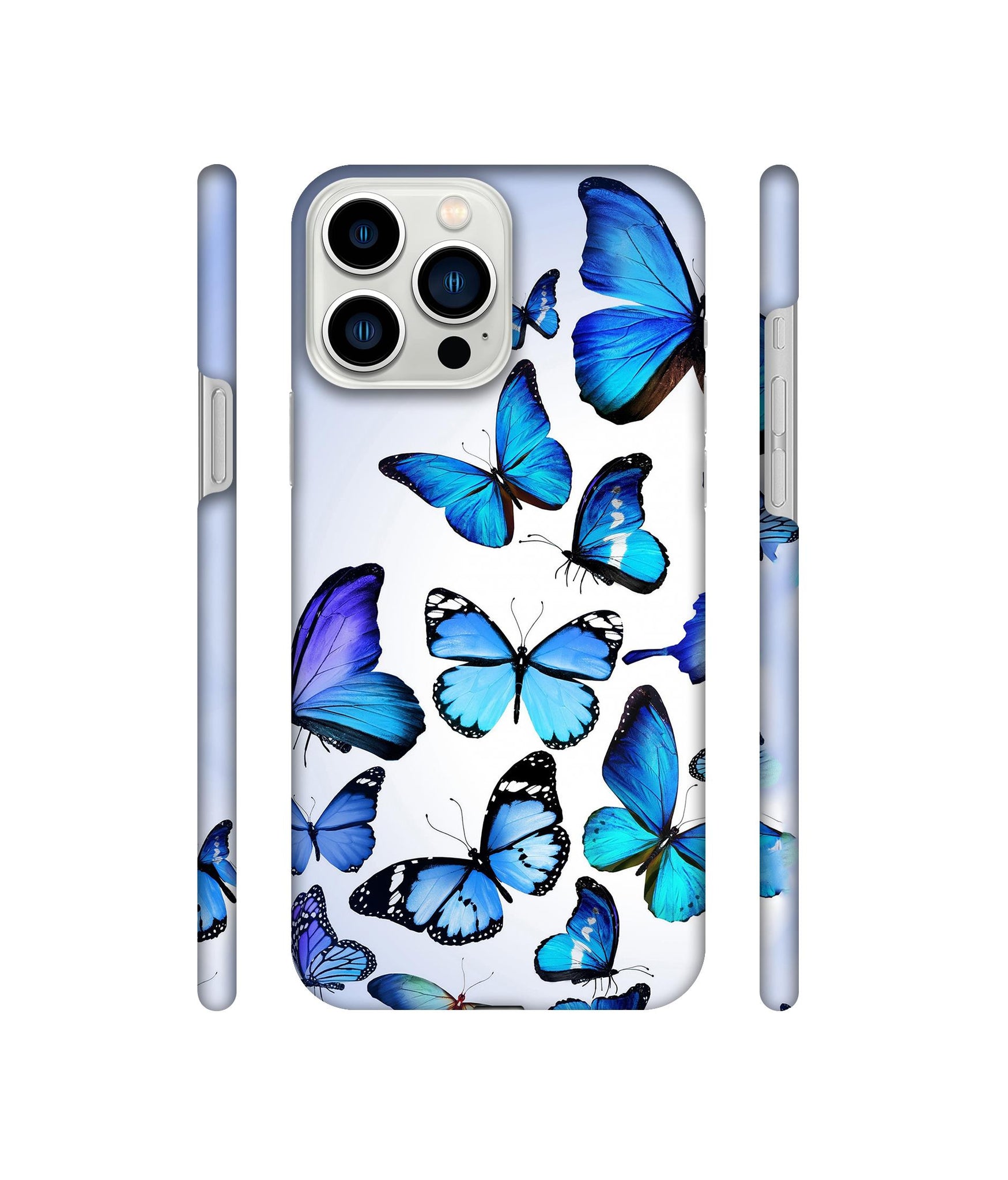 Colorful Flying Butterfly Designer Hard Back Cover for Apple iPhone 13 Pro Max