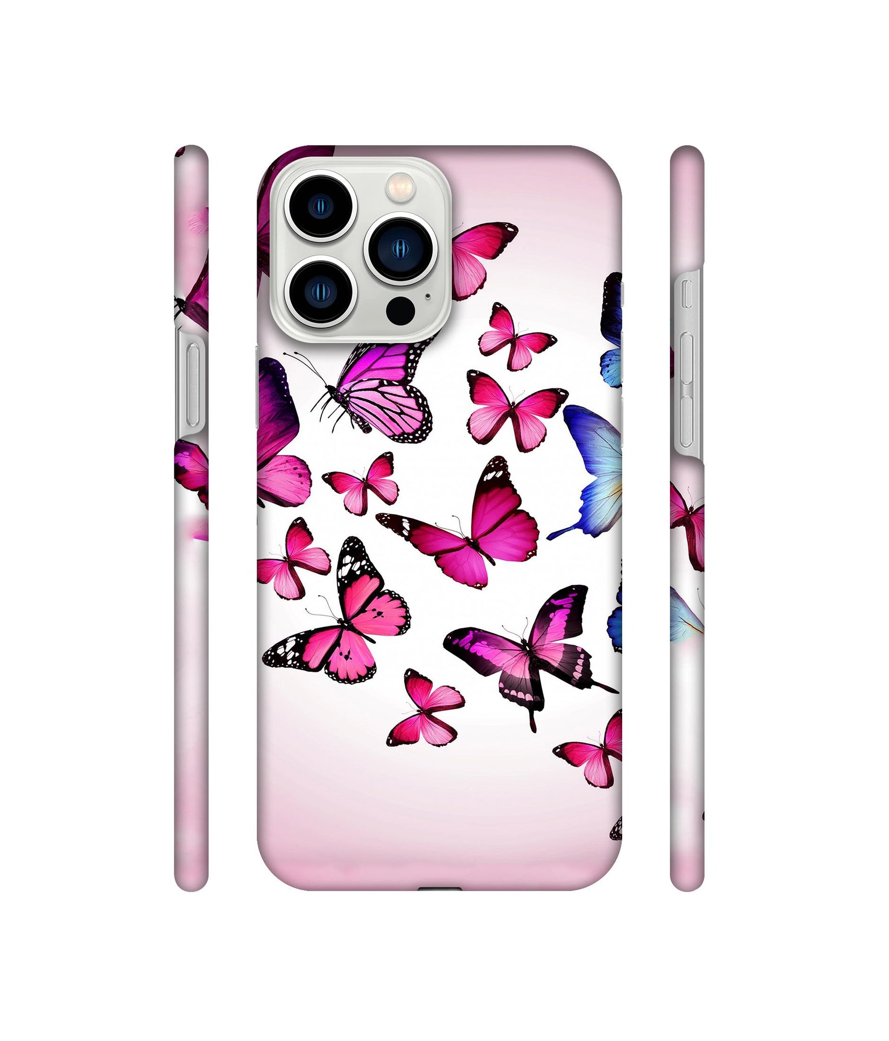Flying Colorful Butterfly Designer Hard Back Cover for Apple iPhone 13 Pro Max