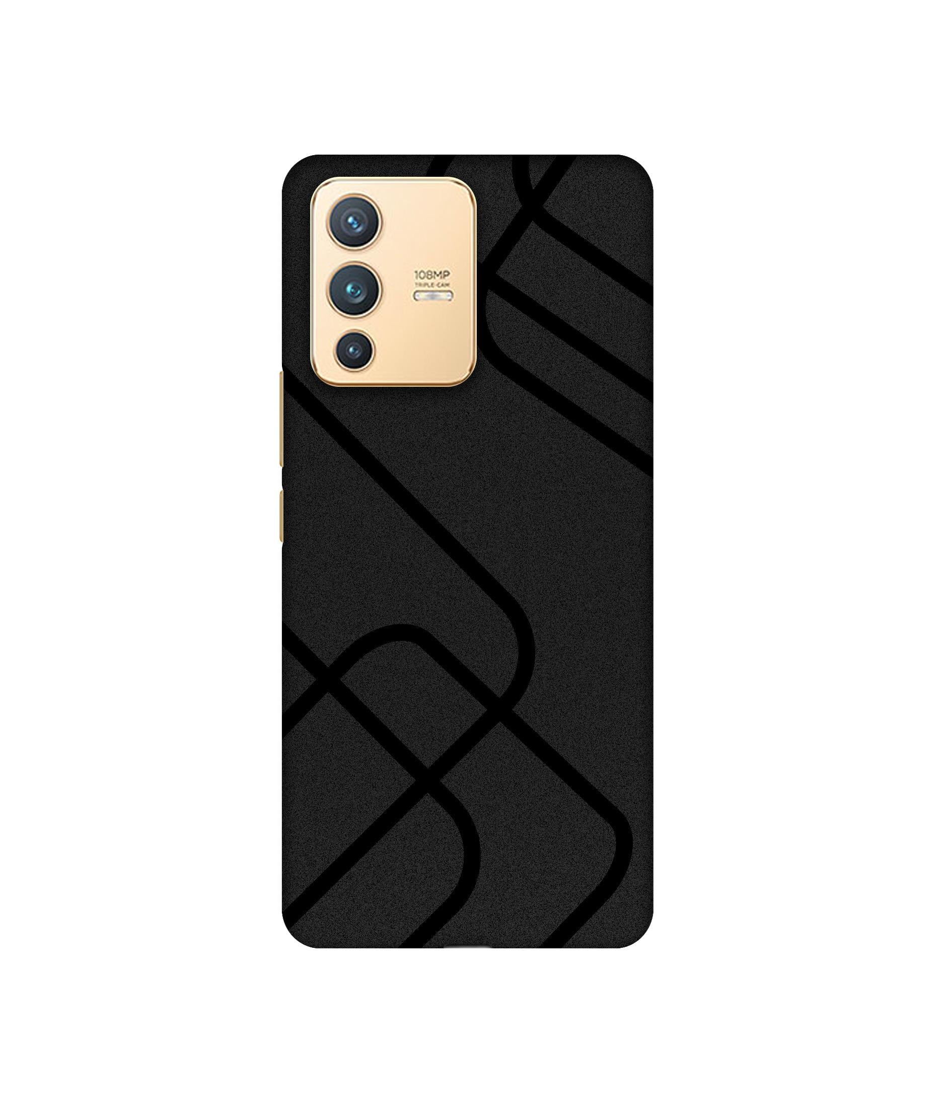 Gcam Port Motorola G30 Gcam Casotec Zig-Zag Black Line Design 3D