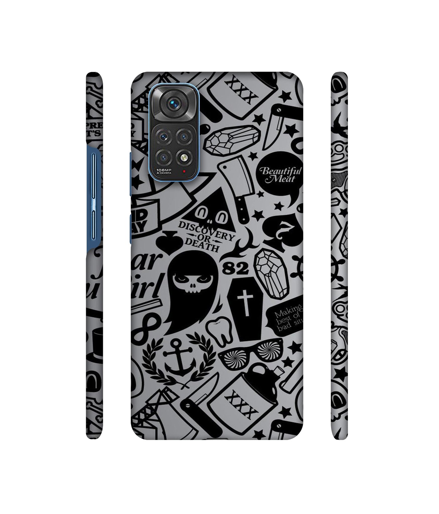 Discover Or Death Designer Hard Back Cover for Mi Redmi Note 11 4G / Redmi Note 11S 4G