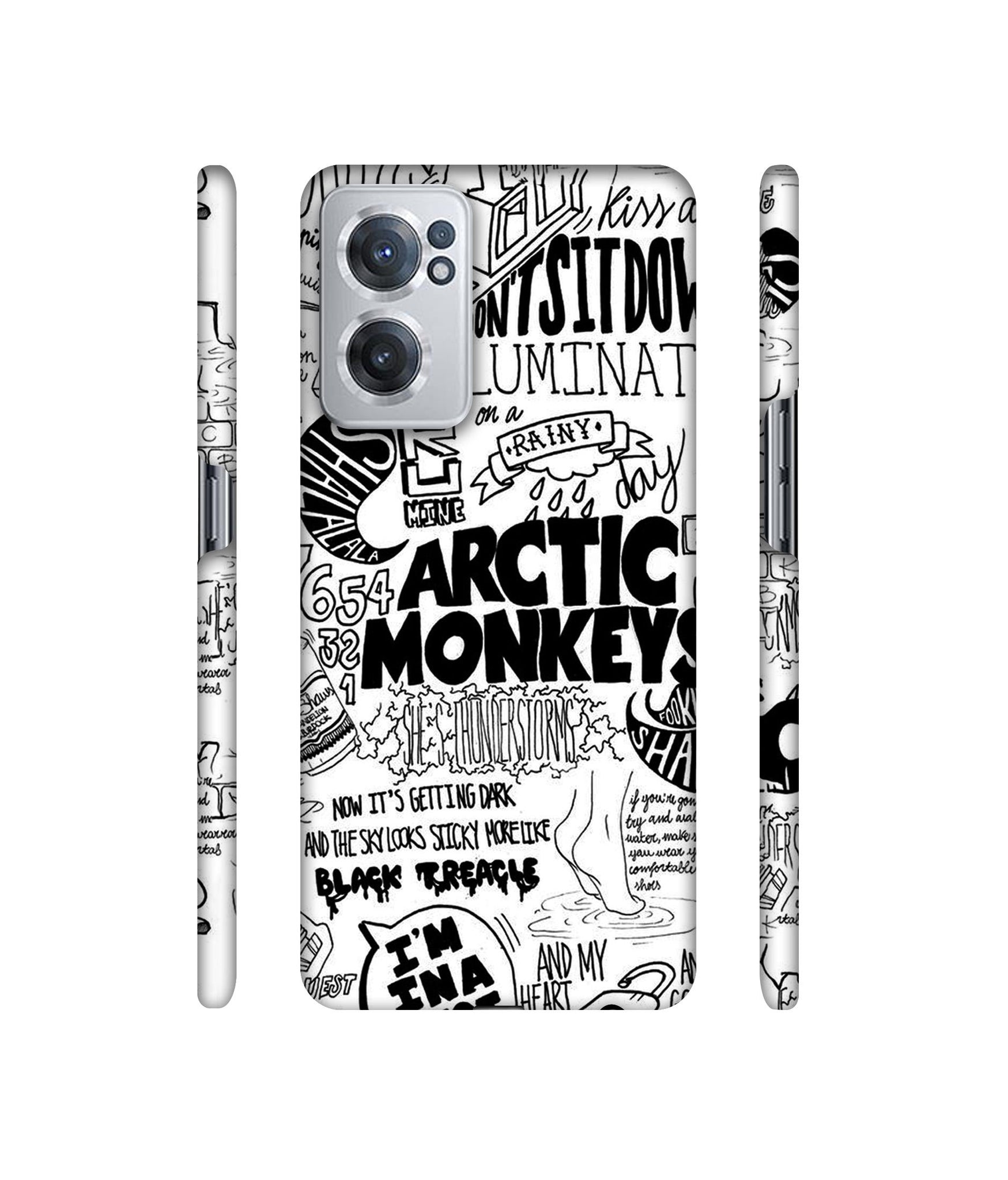 Arctic Monkeys Pattern Designer Hard Back Cover for OnePlus Nord CE 2 5G