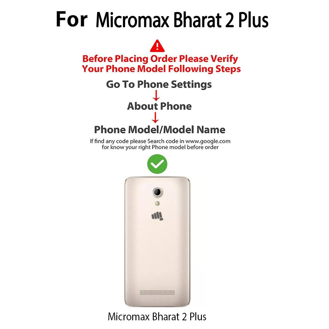 Premium Wallet Flip Cover for Micromax Bharat 2 Plus 4G