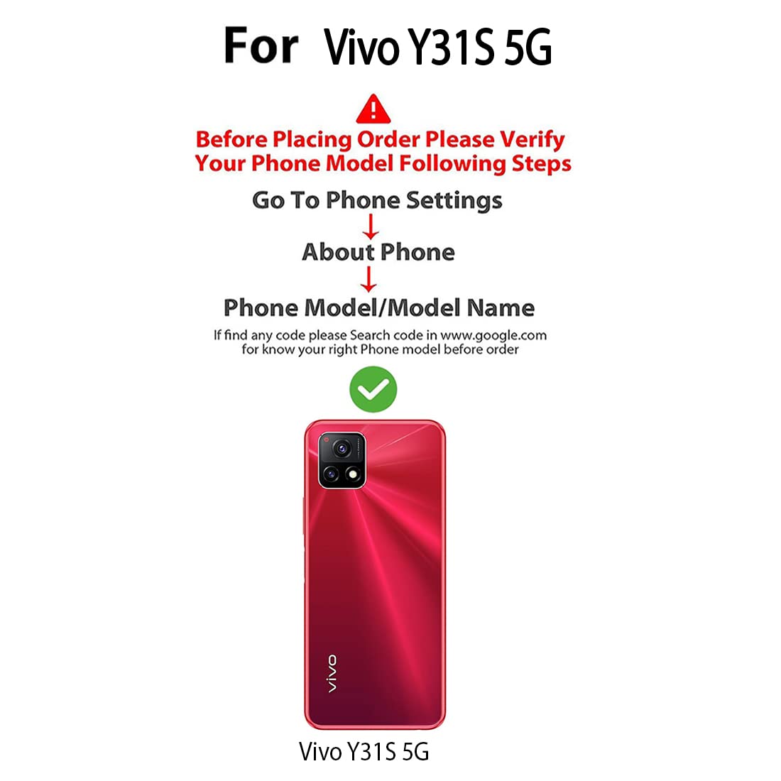 Premium Wallet Flip Cover for Vivo Y31S 5G