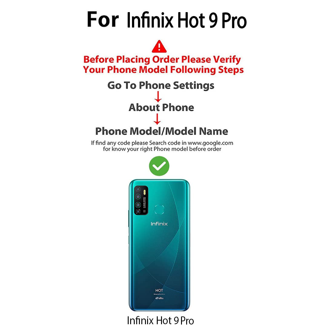 Premium Wallet Flip Cover for Infinix Hot 9 Pro 4G