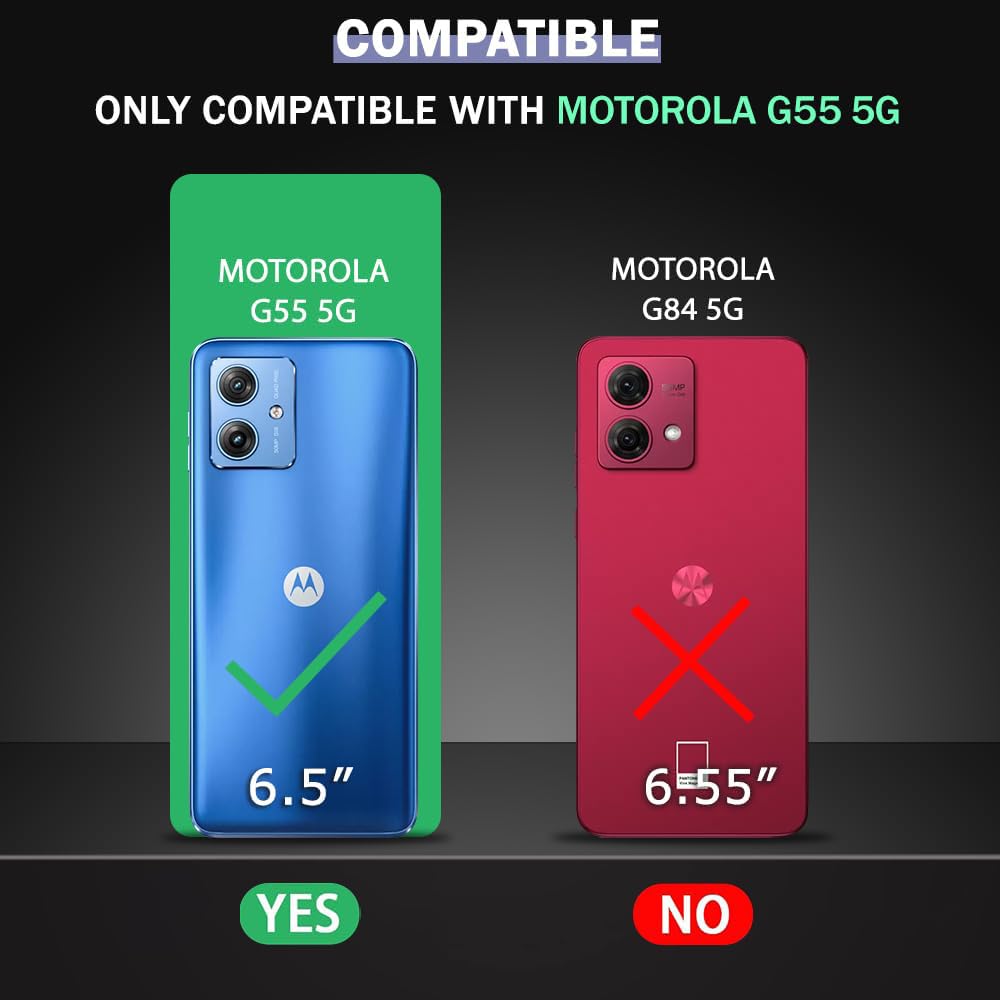 Colored Paris Design Designer 2D Printed Back Case Cover for Motorola Moto G55 5G