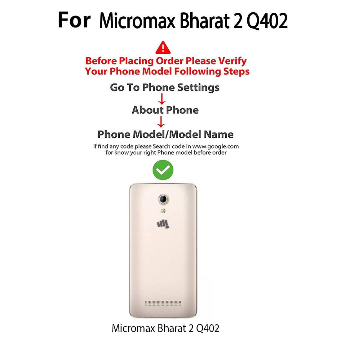 Premium Wallet Flip Cover for Micromax Bharat 2 Q402 4G