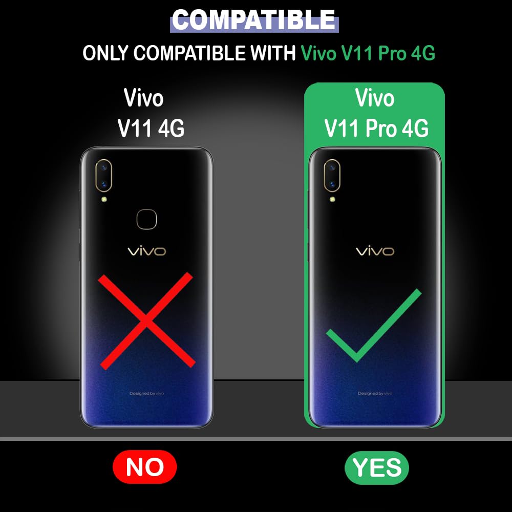 Color Stripes Designer 2D Printed Back Case Cover for Vivo V11 Pro 4G