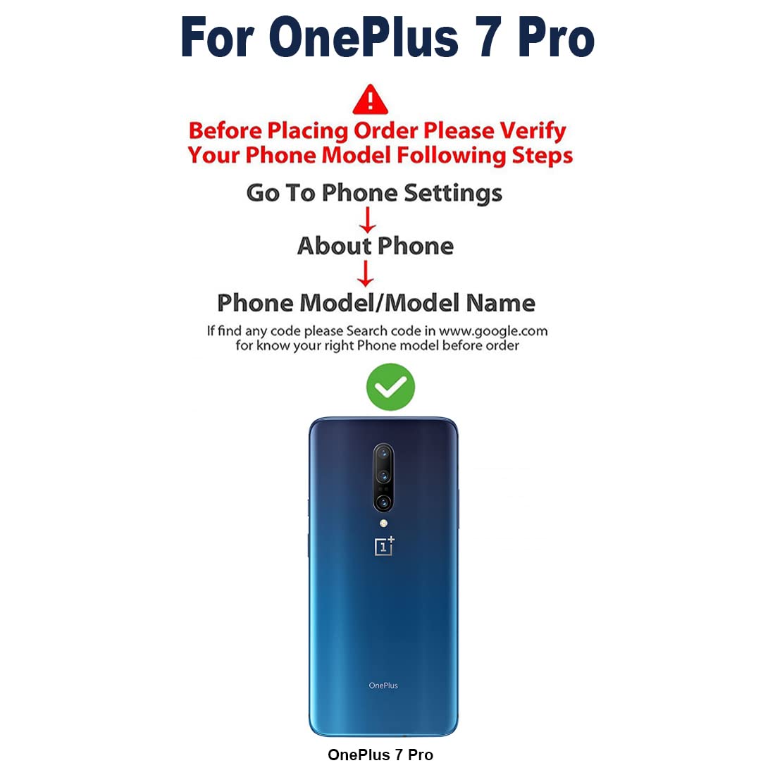 Premium Wallet Flip Cover for OnePlus 7 Pro 4G