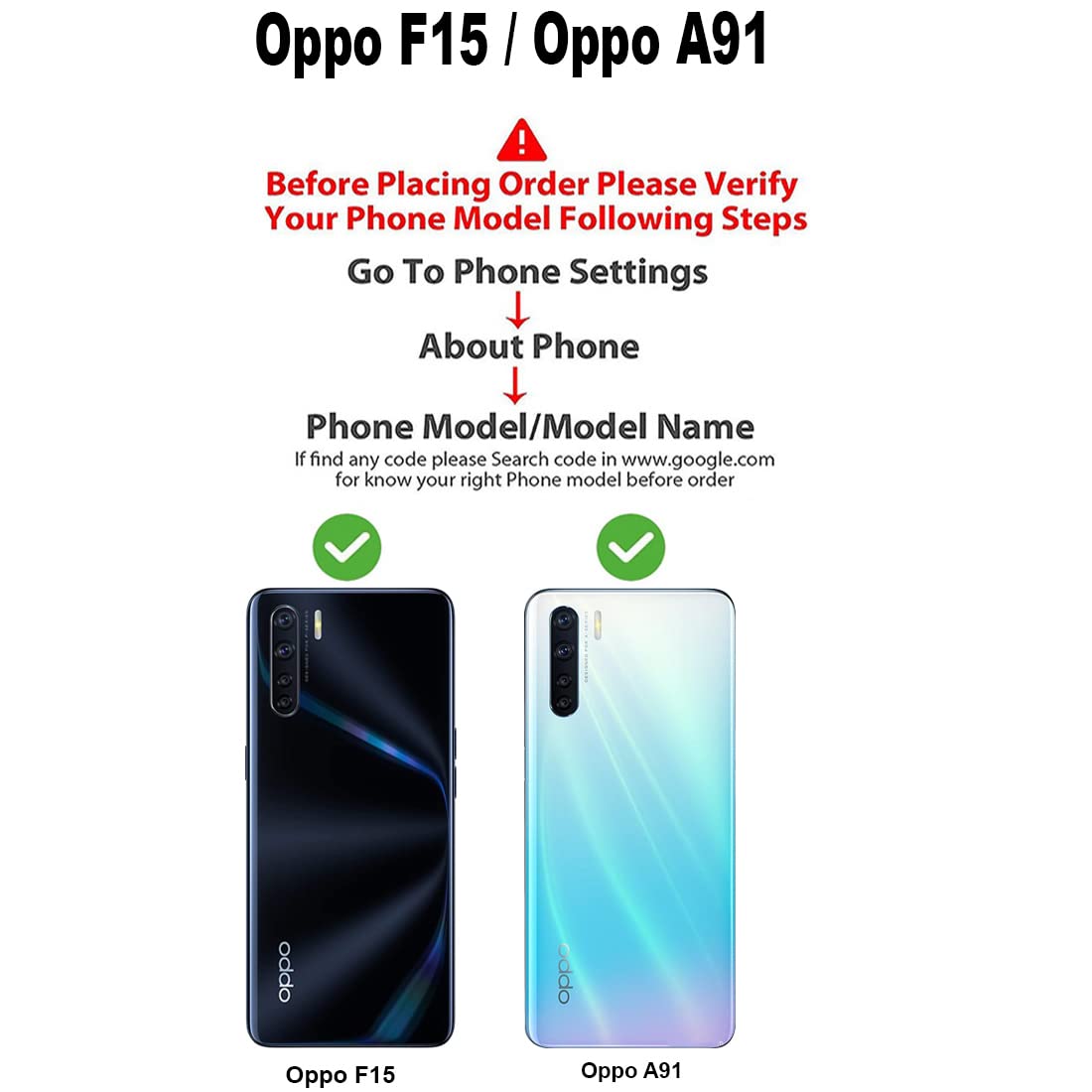 Premium Wallet Flip Cover for Oppo F15 4G / A91 4G