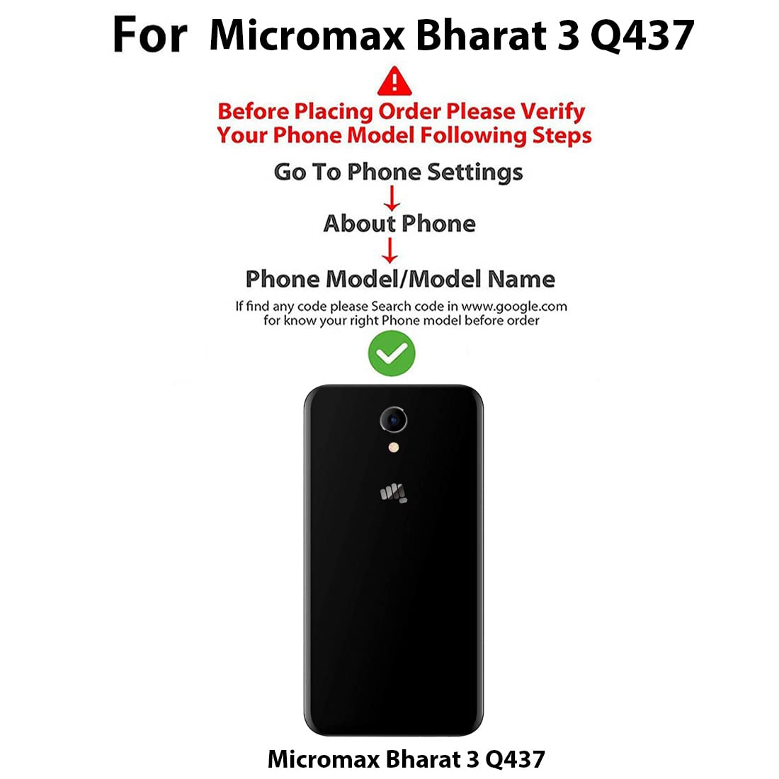 Premium Wallet Flip Cover for Micromax Bharat 3 Q437 4G