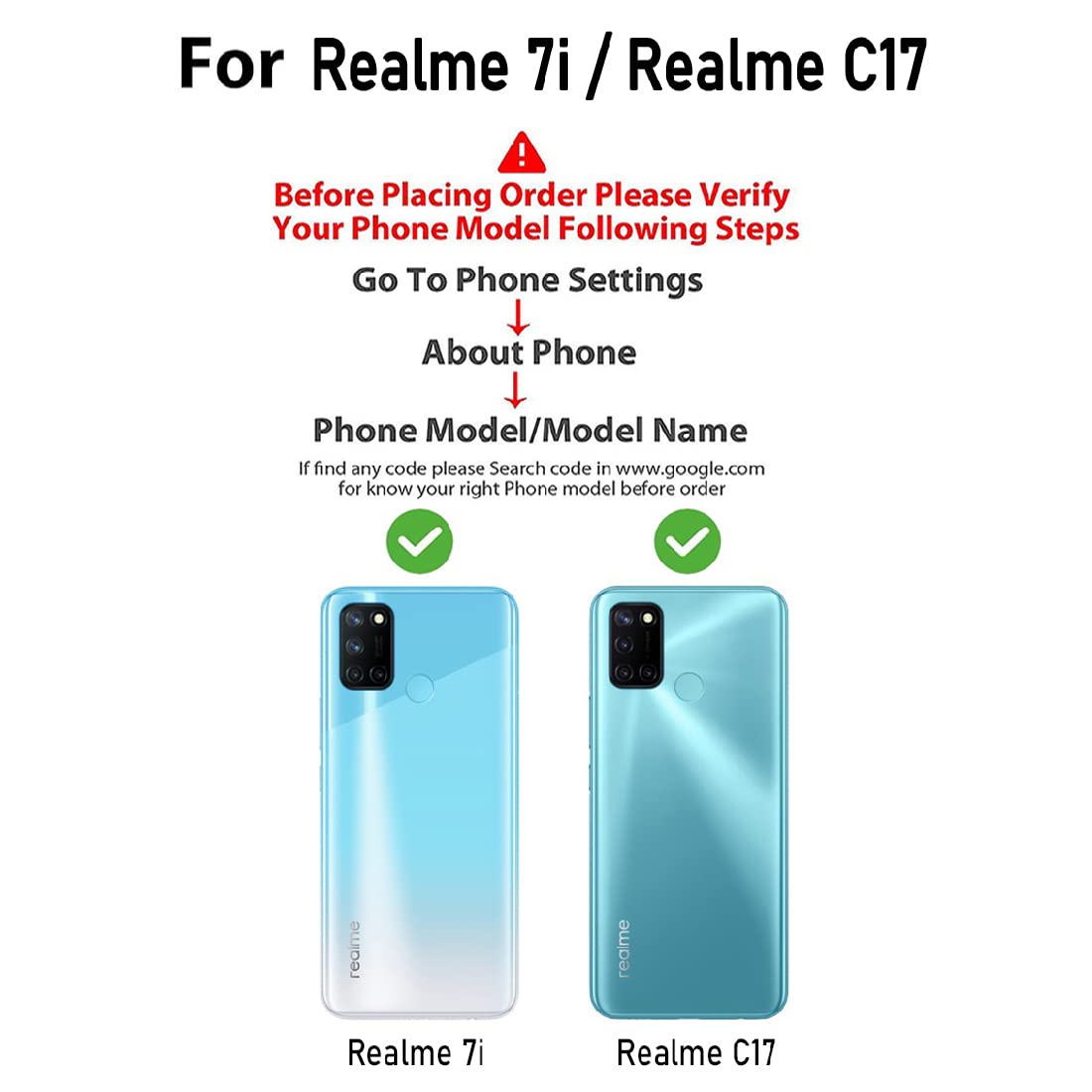 Premium Wallet Flip Cover for Realme 7i 4G / C17 4G