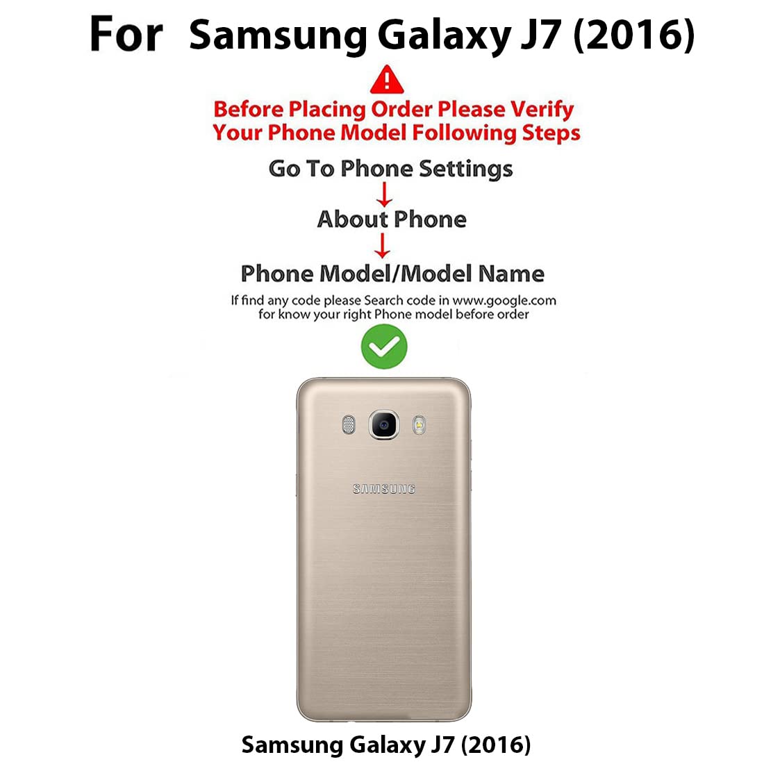 Premium Wallet Flip Cover for Samsung Galaxy J7 (2016) 4G