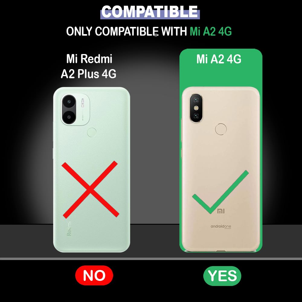 Color Stripes Designer 2D Printed Back Case Cover for Mi A2 4G