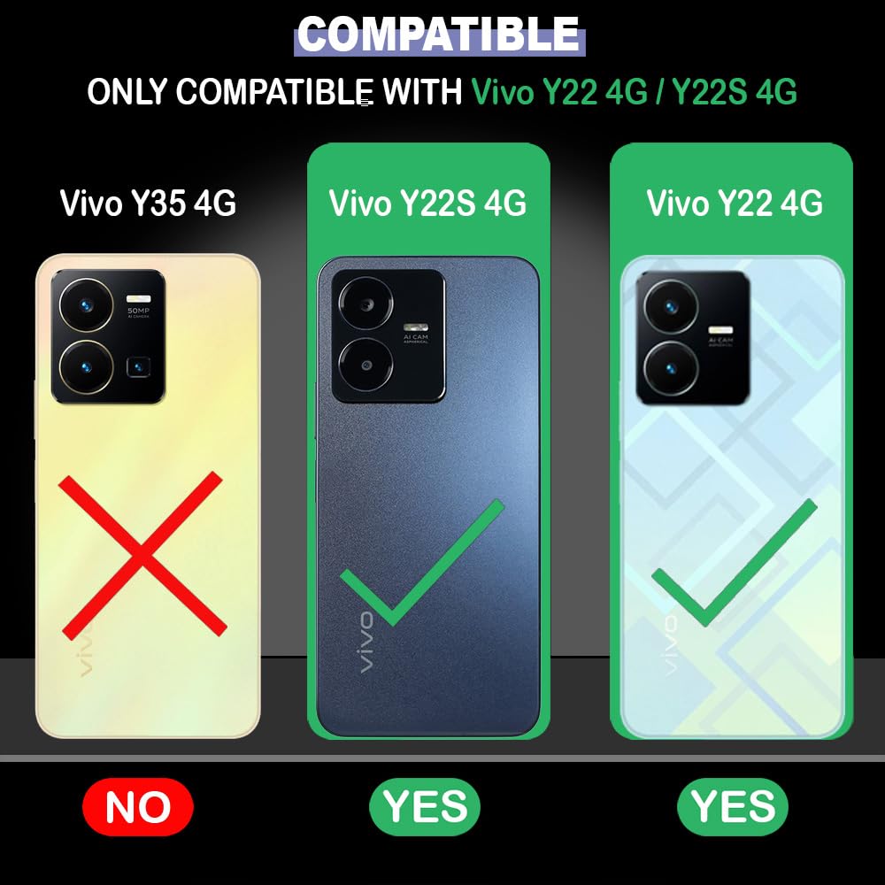 Colorful Wooden Pattern Designer 2D Printed Back Case Cover for Vivo Y22 4G / Y22S 4G