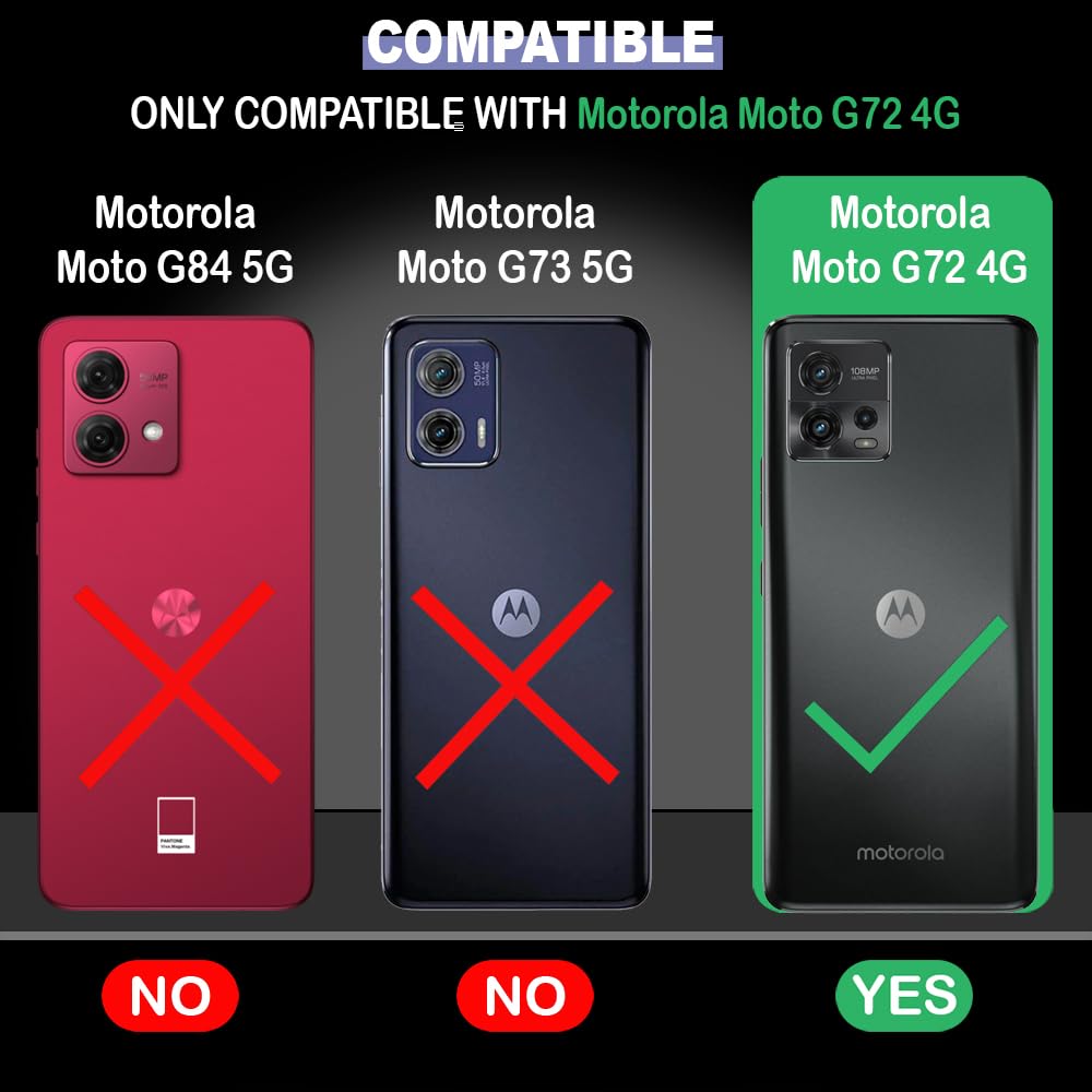 3D Balloons Designer 2D Printed Back Case Cover for Motorola Moto G72 4G