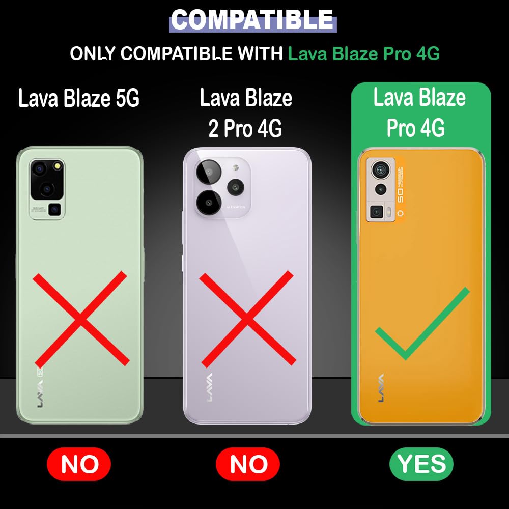 Premium Wallet Flip Cover for Lava Blaze Pro 4G