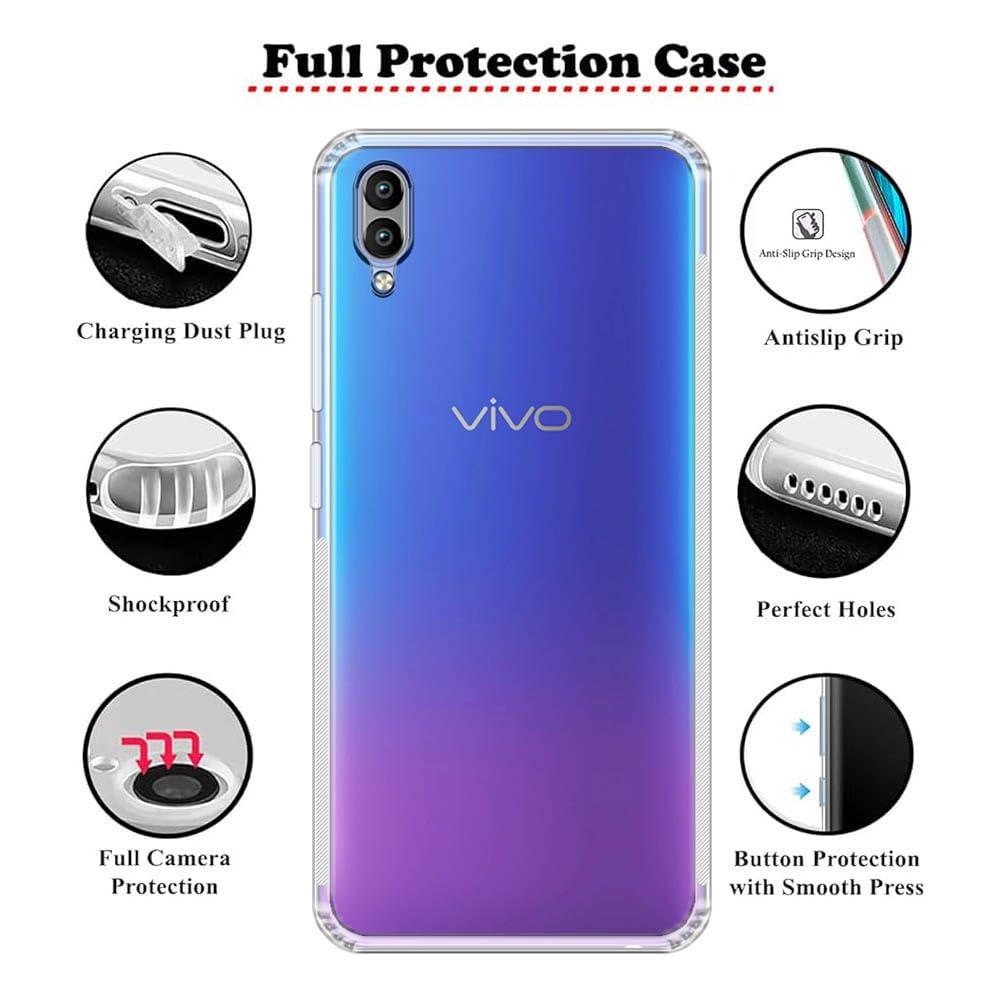 Anti Dust Plug Back Case Cover for Vivo Y90 4G / Y90i 4G