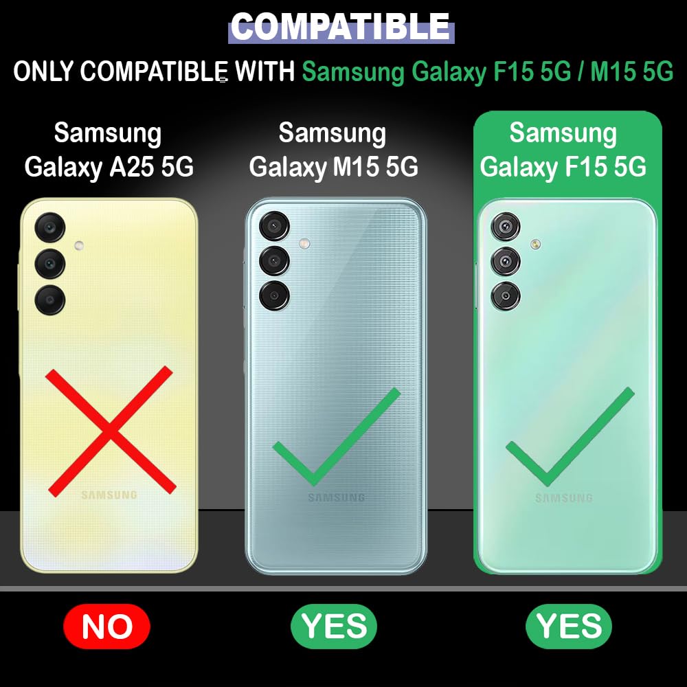 Color Stripes Design Designer 2D Printed Back Case Cover for Samsung Galaxy F15 5G / M15 5G