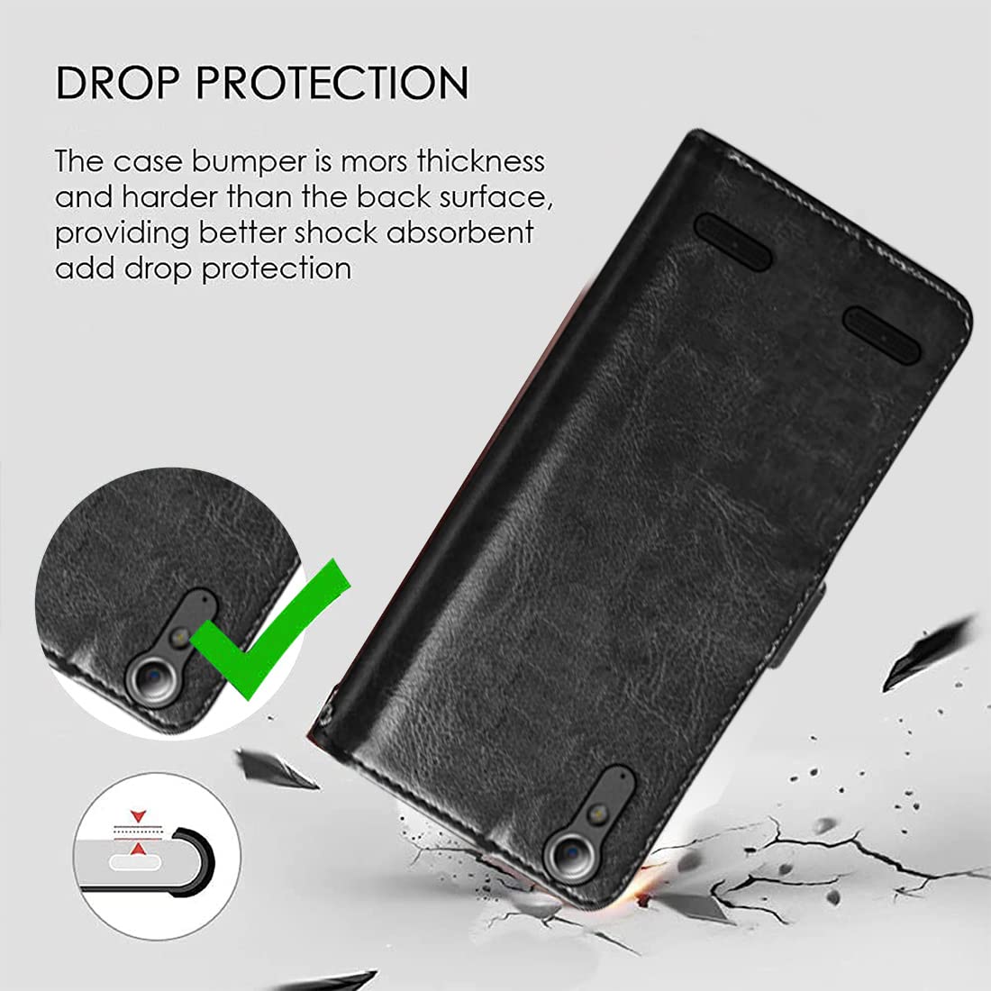 Premium Wallet Flip Cover for Lenovo A6000 4G