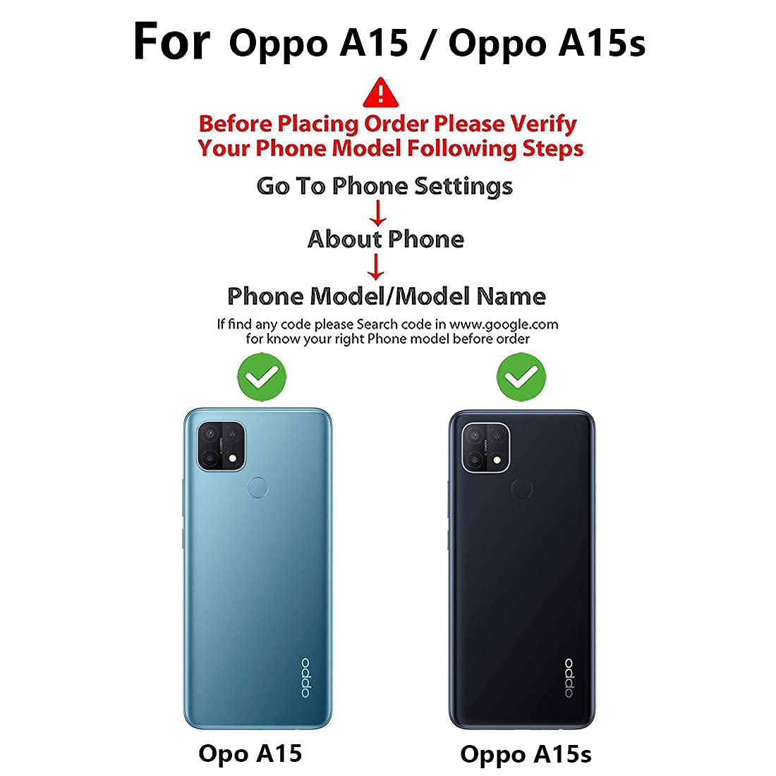 Premium Wallet Flip Cover for Oppo A15 4G / A15s 4G