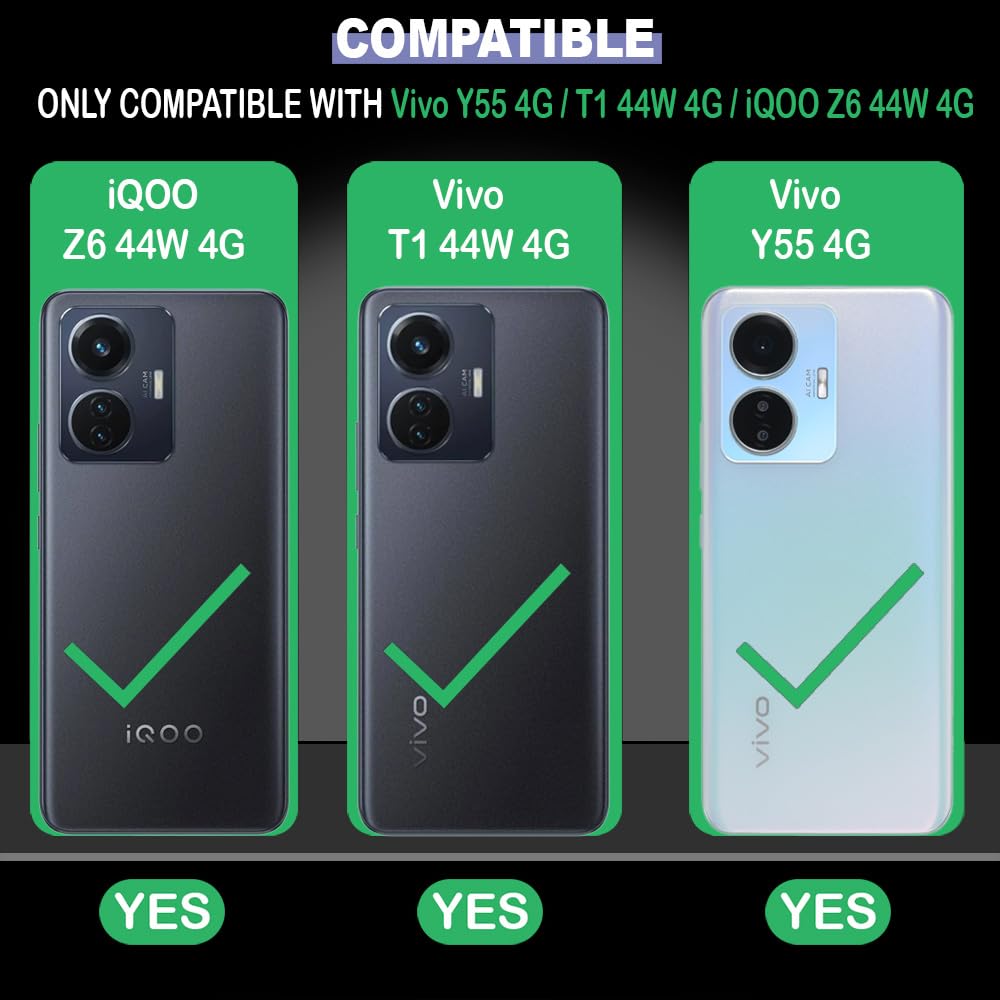 3D Circles Designer 2D Printed Back Case Cover for Vivo Y55 4G / T1 44W 4G / iQOO Z6 44W 4G