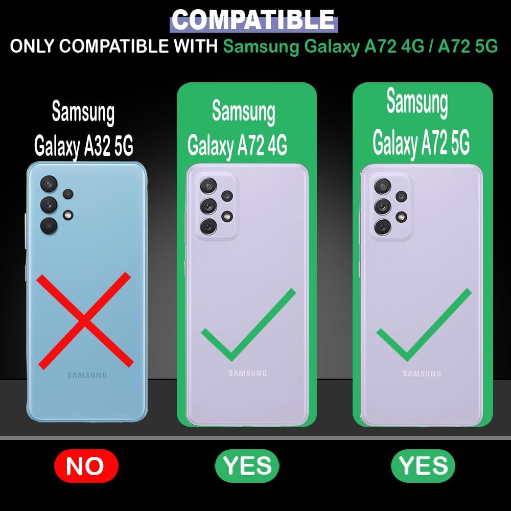 Color Stripes Designer 2D Printed Back Case Cover for Samsung Galaxy A72 5G