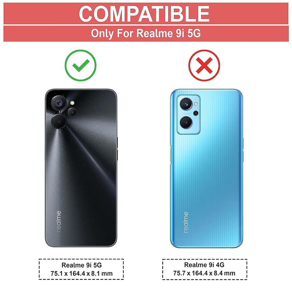 3D Balloons Design Designer 2D Printed Back Case Cover for Realme 9i 5G