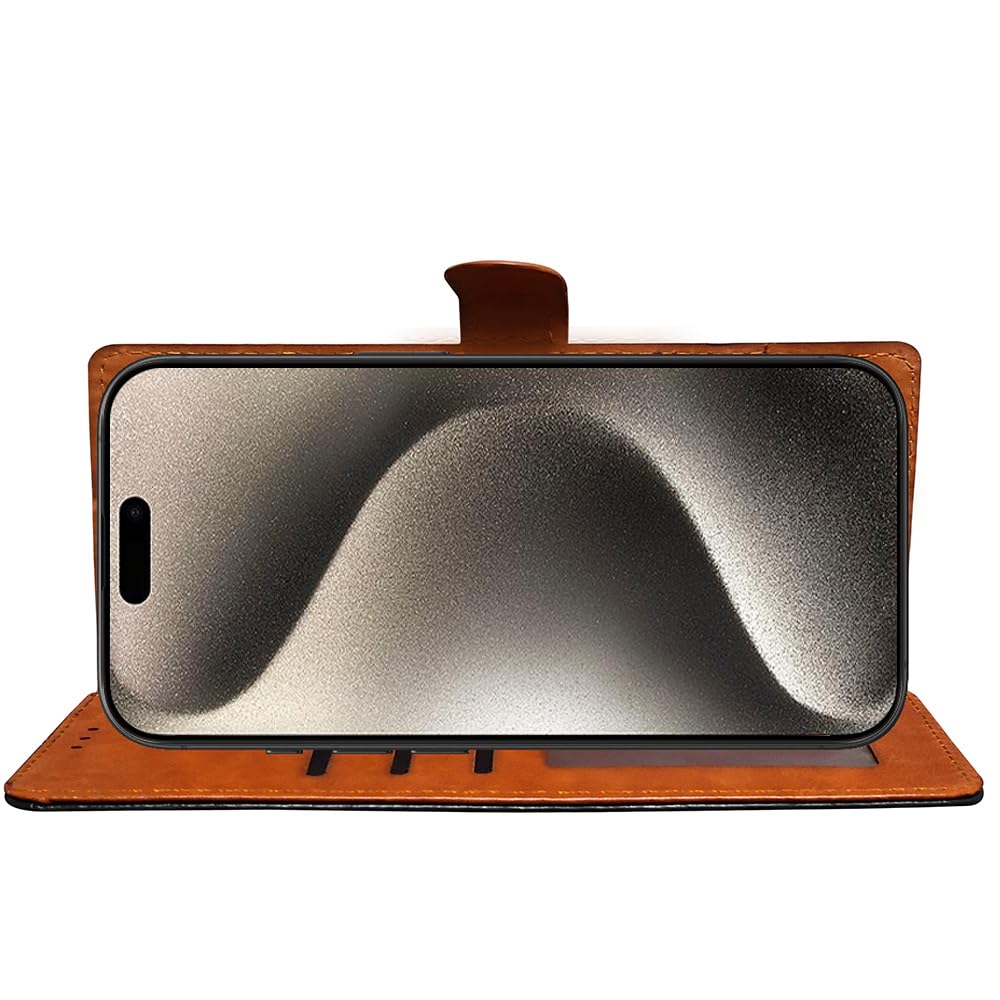 Premium Wallet Flip Cover for Apple iPhone 15 Pro Max