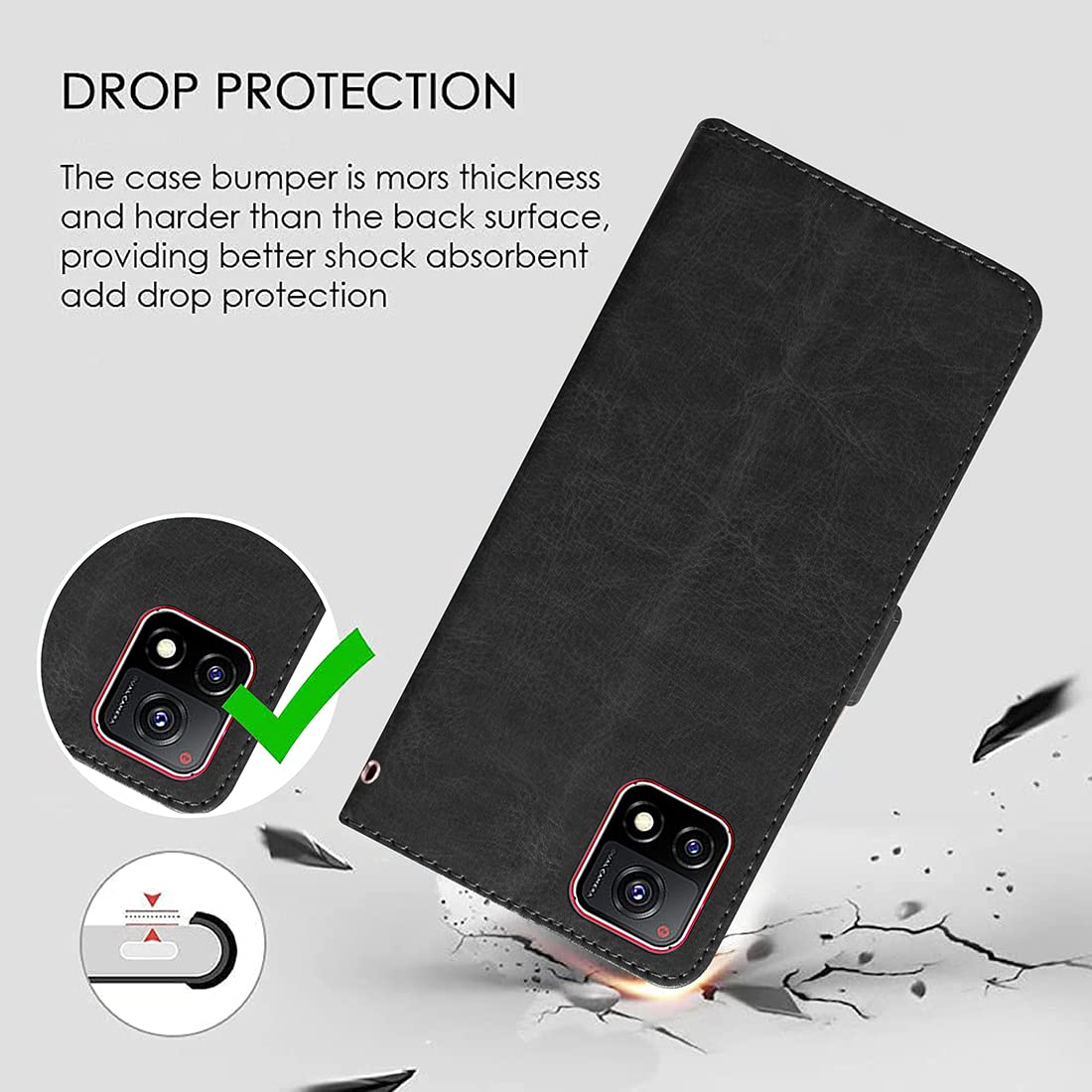 Premium Wallet Flip Cover for Vivo Y31S 5G