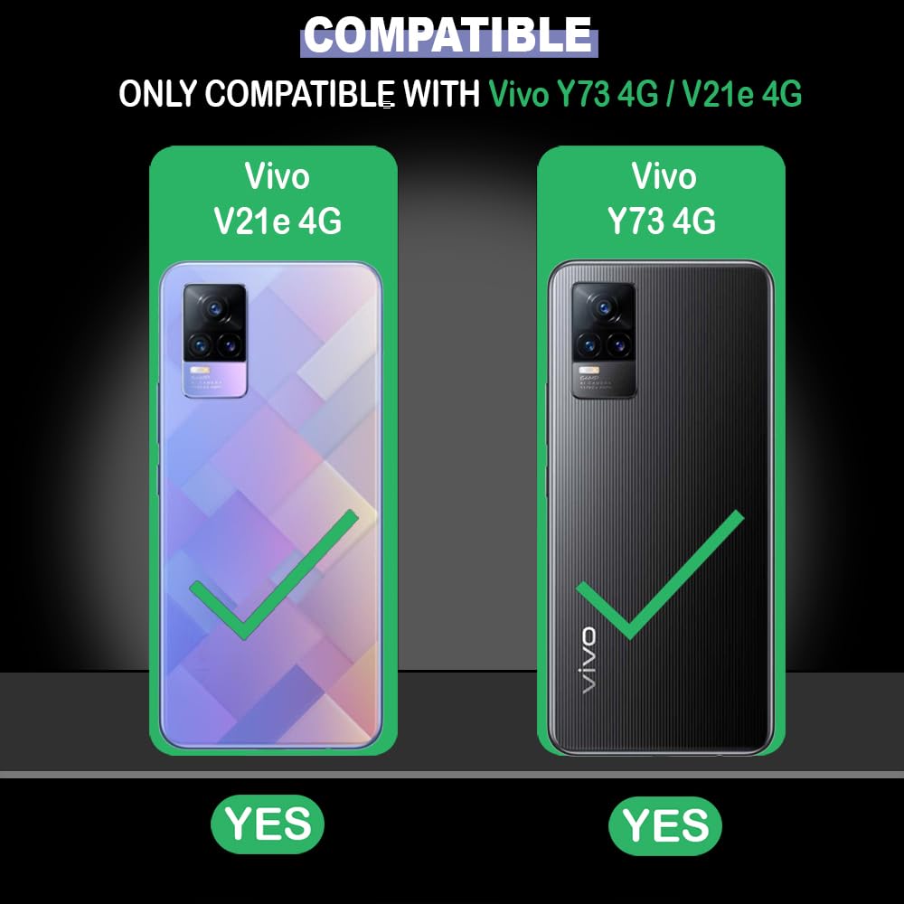 Colorful Thread Designer 2D Printed Back Case Cover for Vivo Y73 4G / V21e 4G