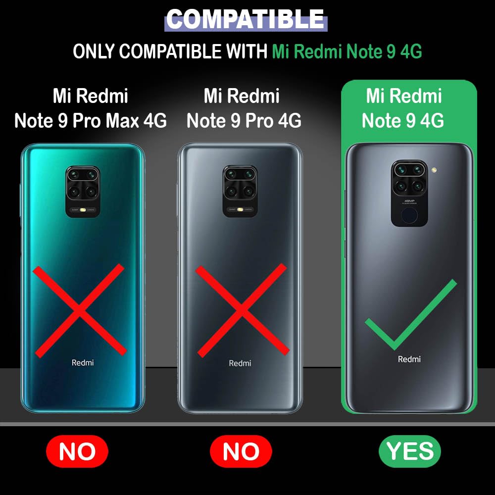 Colorful Thread Designer 2D Printed Back Case Cover for Mi Redmi Note 9 4G