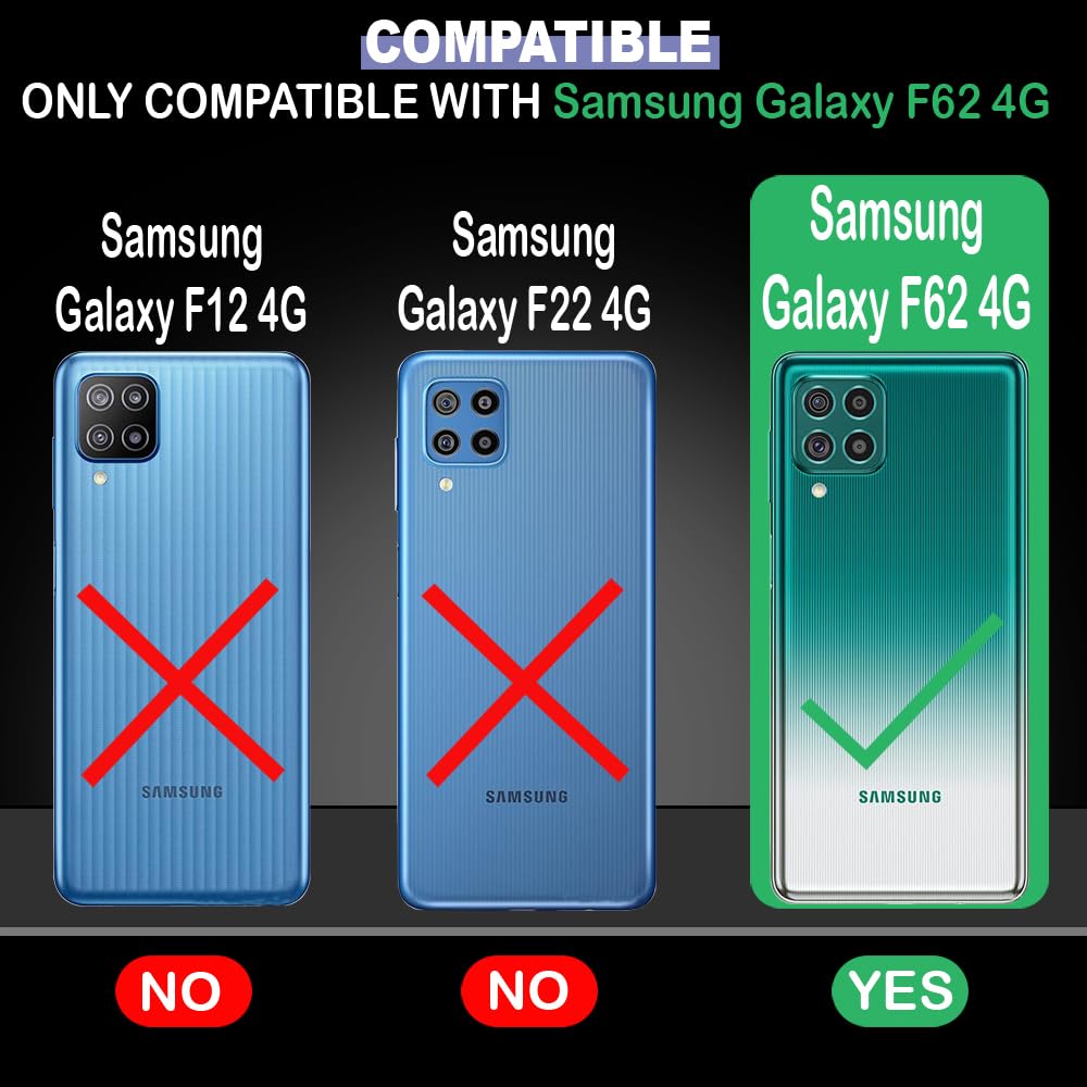 Color Stripes Designer 2D Printed Back Case Cover for Samsung Galaxy F62 4G / M62 4G