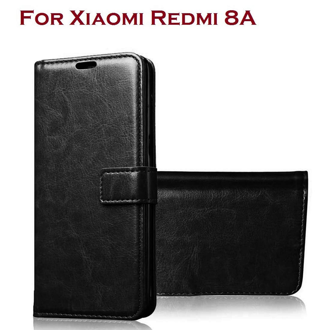 Premium Wallet Flip Case Cover for Mi Redmi 8A 4G